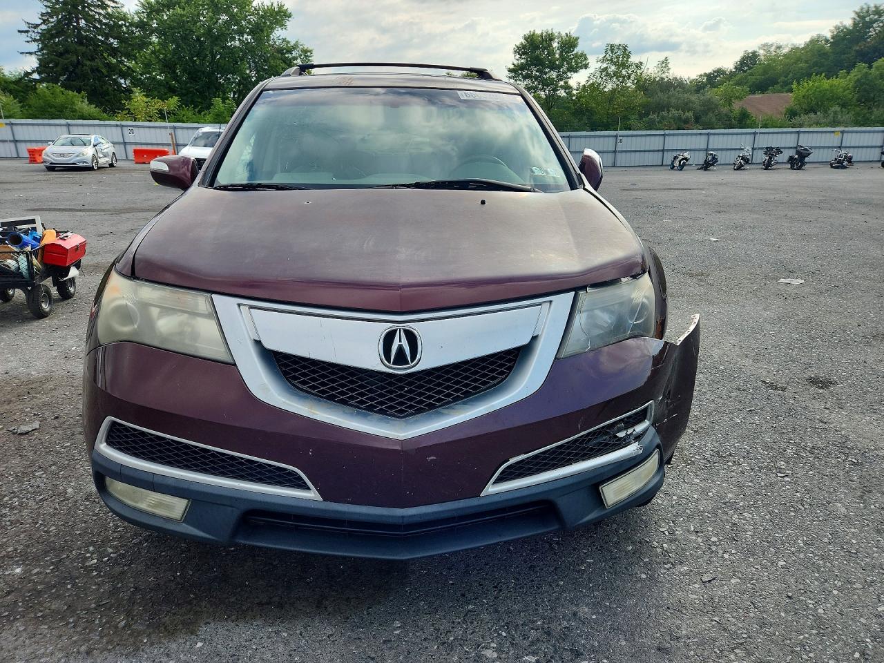 2011 Acura Mdx Burgundy vin: 2HNYD2H2XBH512687