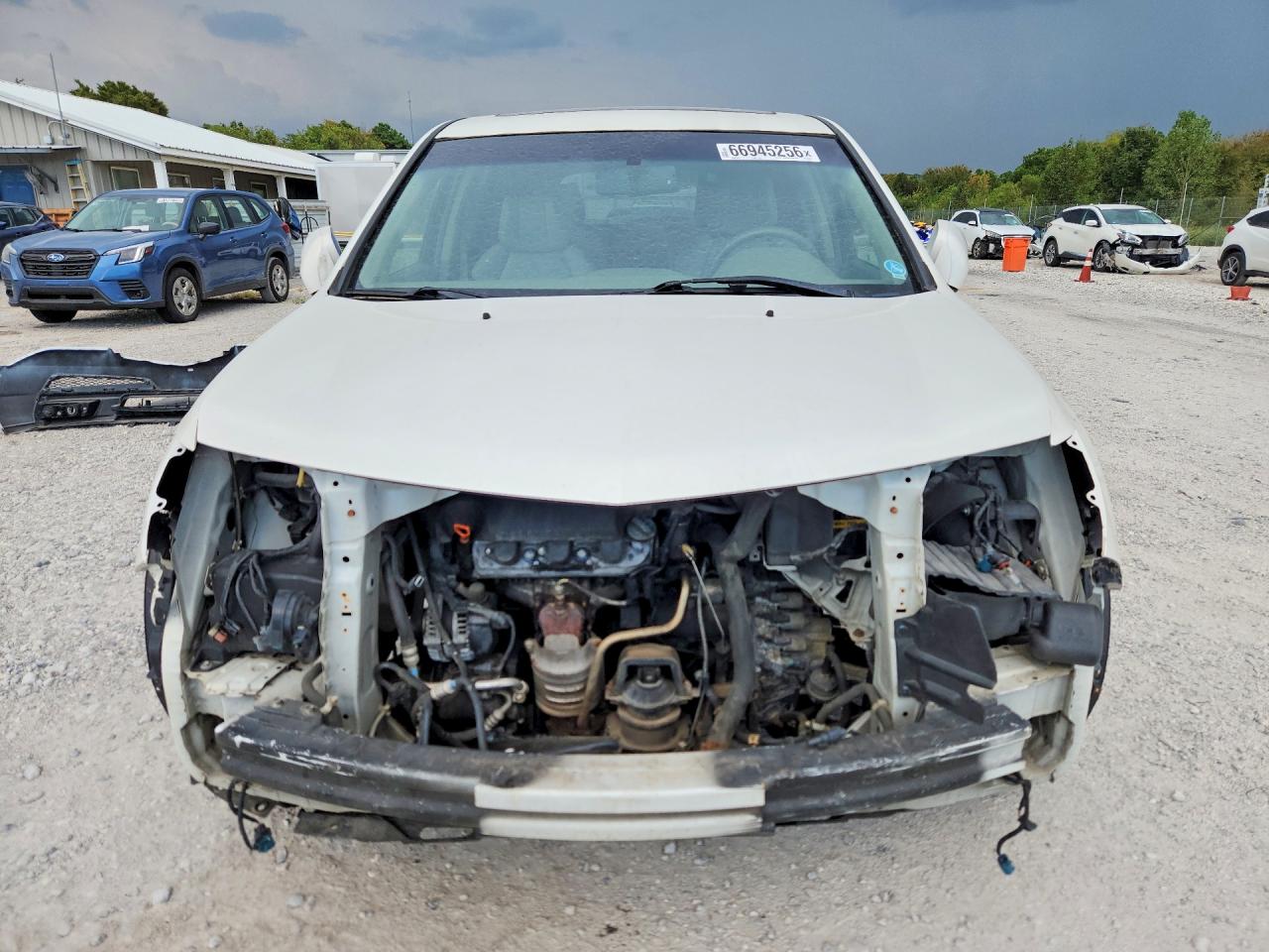 2011 Acura Mdx White vin: 2HNYD2H2XBH515024