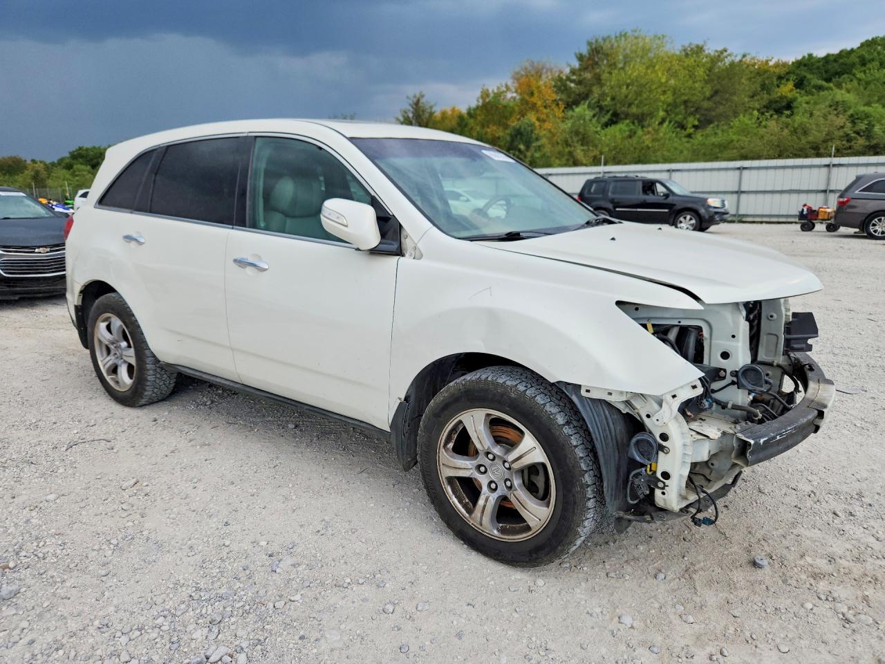 2011 Acura Mdx White vin: 2HNYD2H2XBH515024