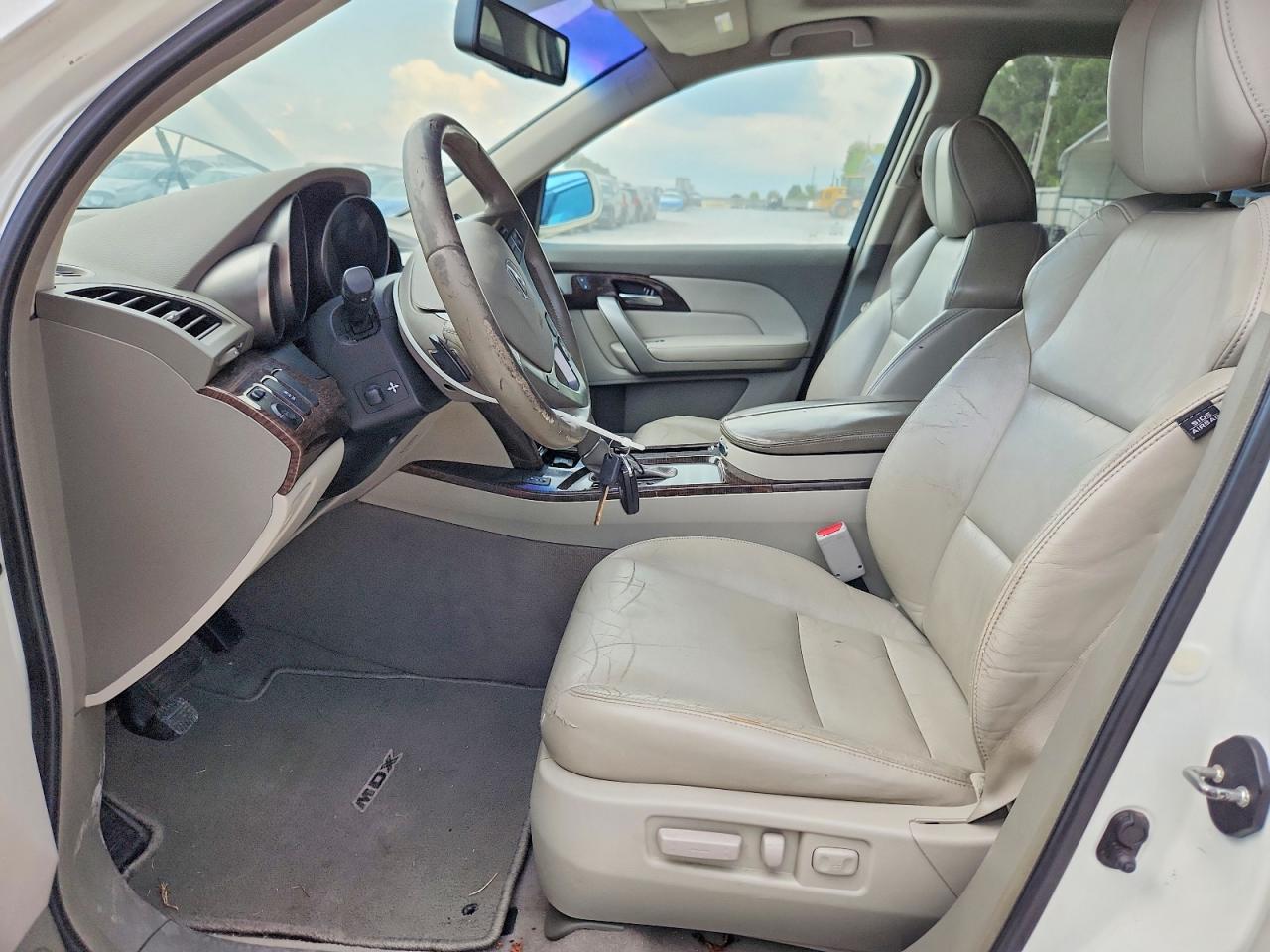 2011 Acura Mdx White vin: 2HNYD2H2XBH515024