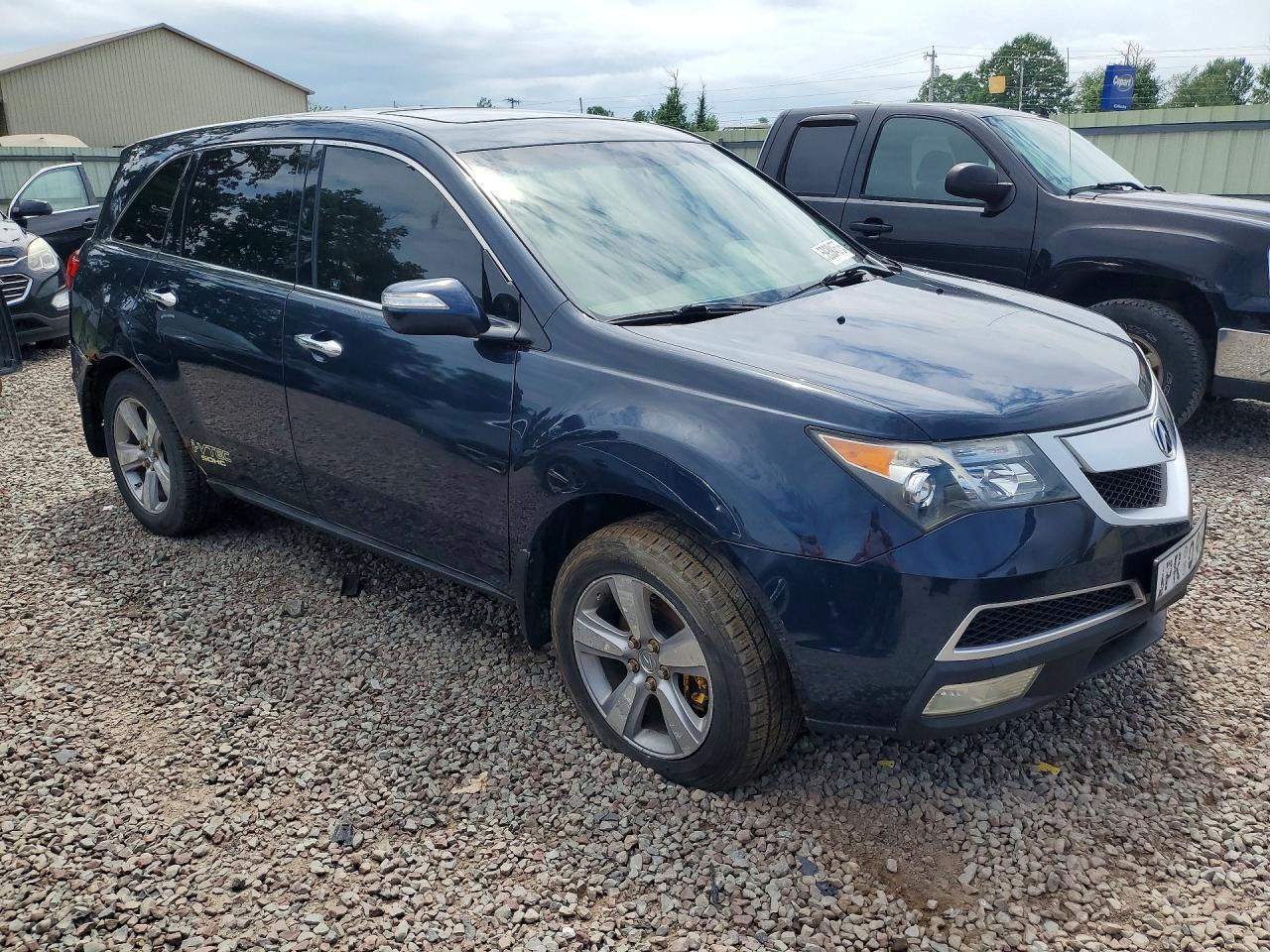 2011 Acura Mdx Синий vin: 2HNYD2H2XBH518604