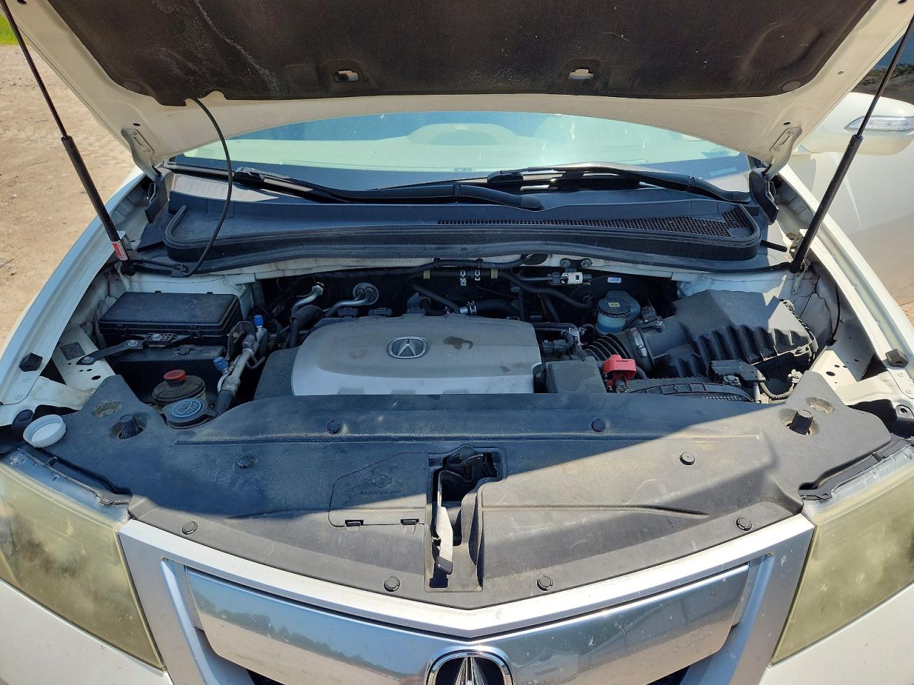 2011 Acura Mdx White vin: 2HNYD2H2XBH534804