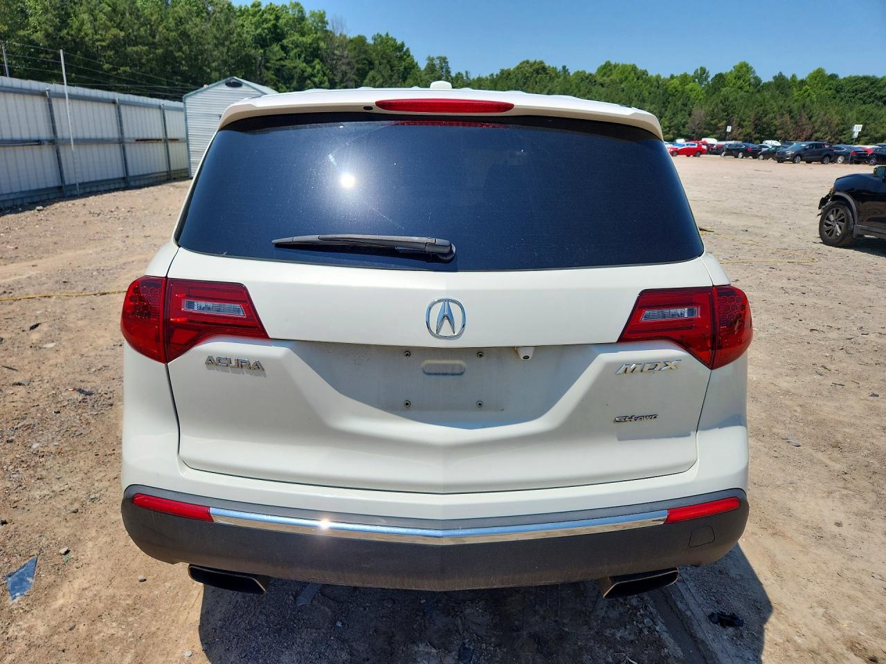 2011 Acura Mdx White vin: 2HNYD2H2XBH534804