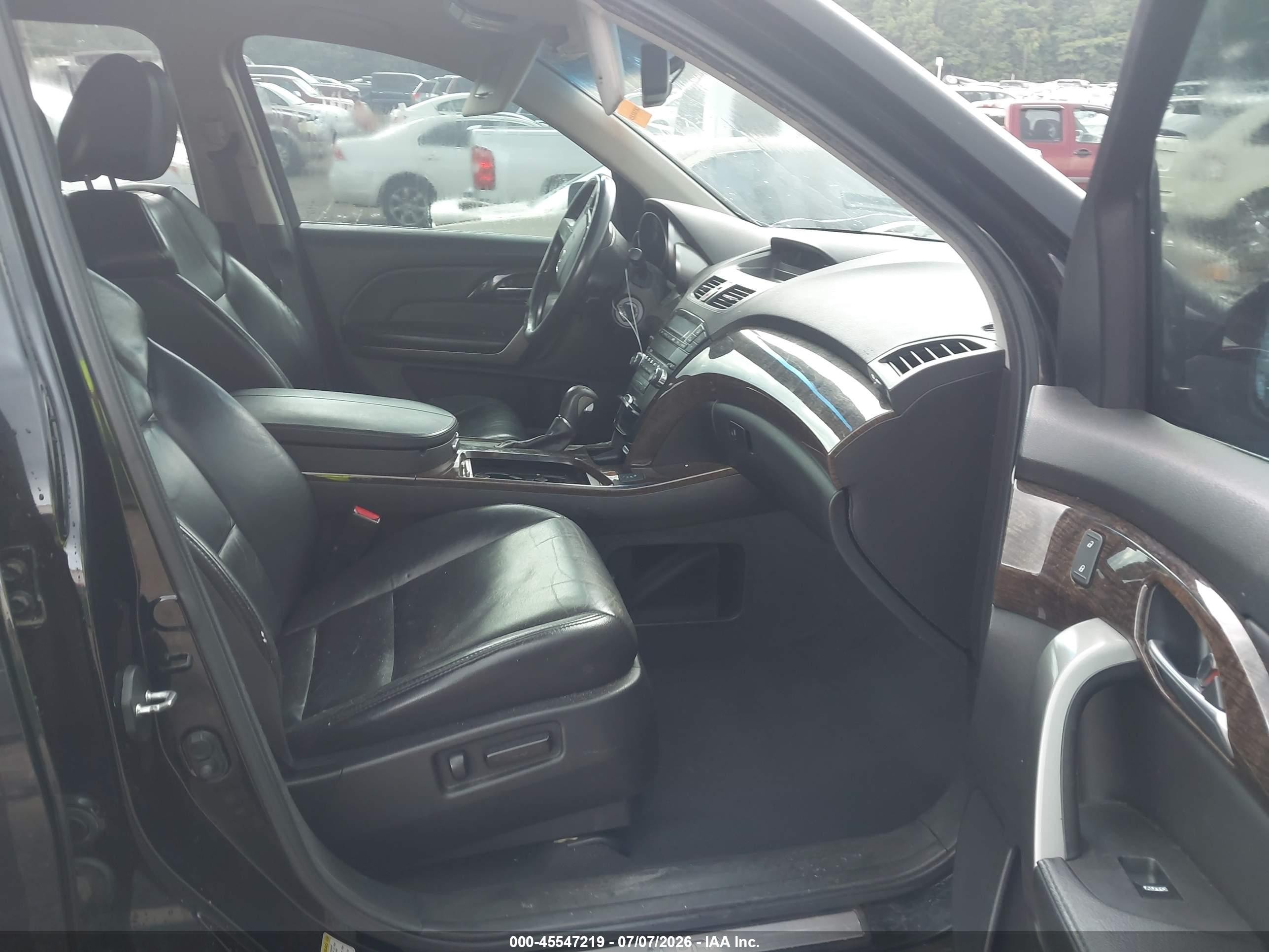 2012 Acura Mdx   Black vin: 2HNYD2H2XCH511654