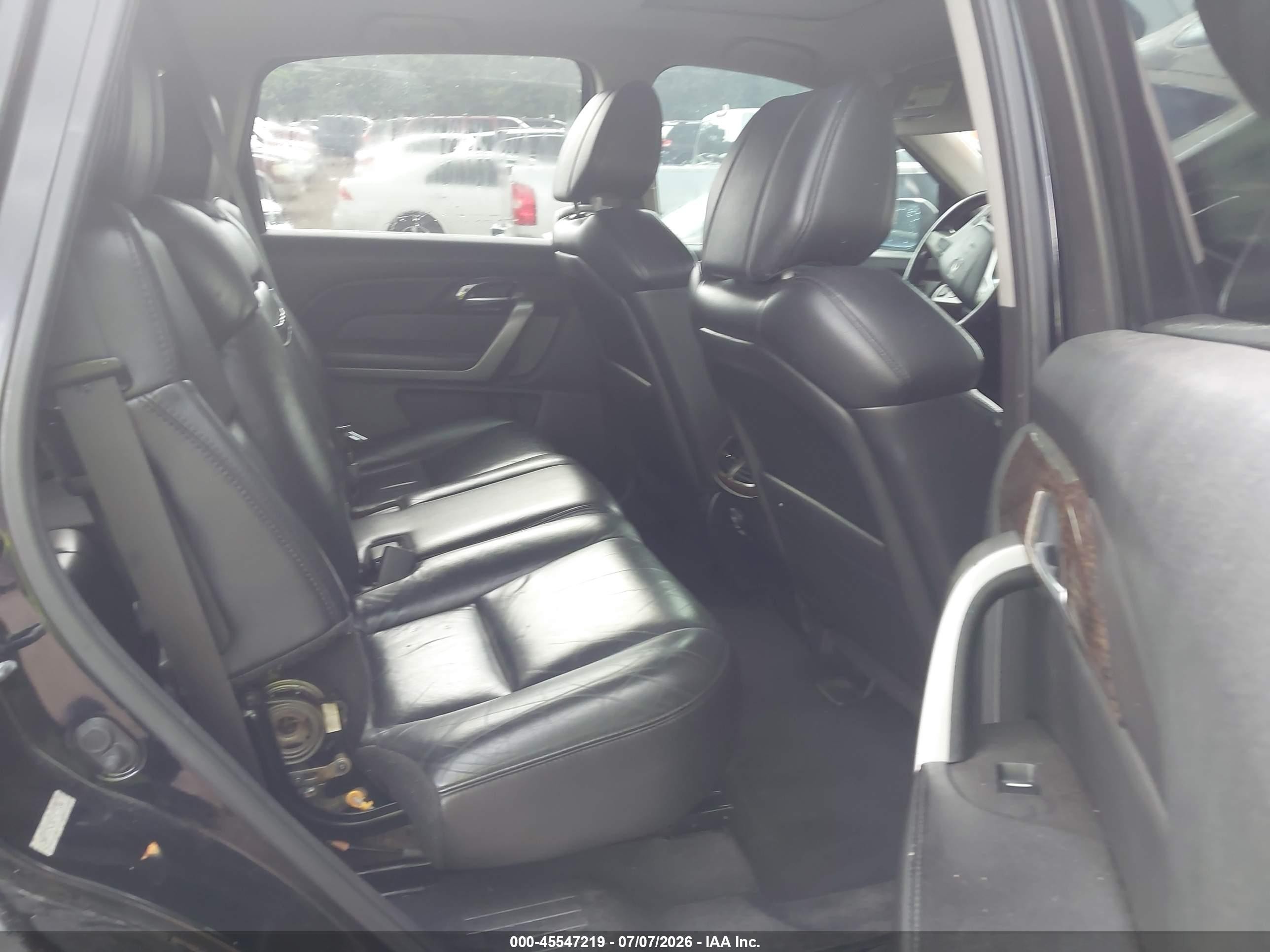 2012 Acura Mdx   Black vin: 2HNYD2H2XCH511654