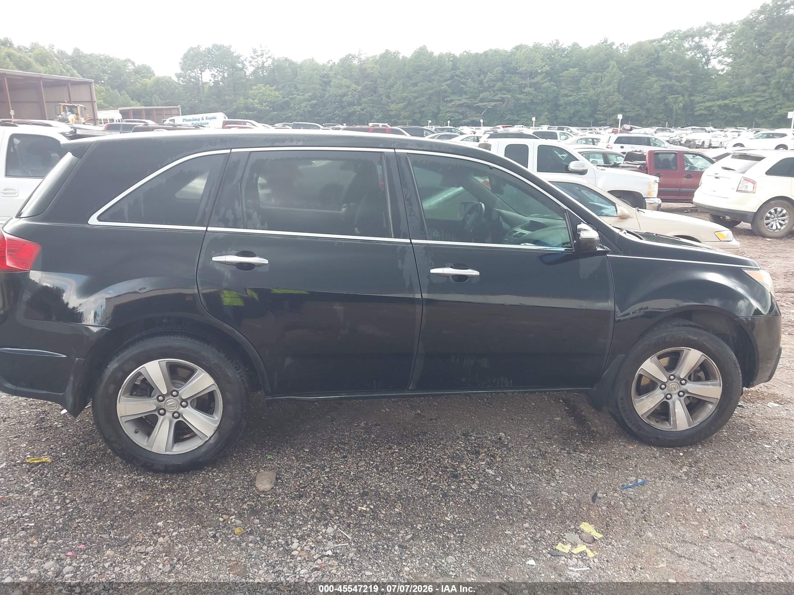 2012 Acura Mdx   Black vin: 2HNYD2H2XCH511654