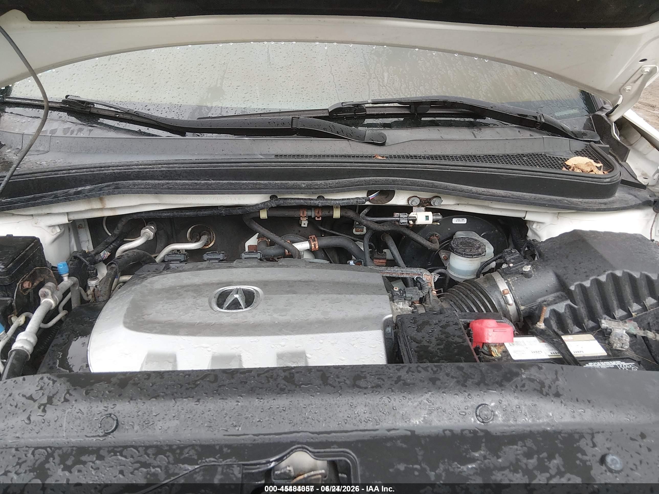 2012 Acura Mdx   White vin: 2HNYD2H2XCH521147