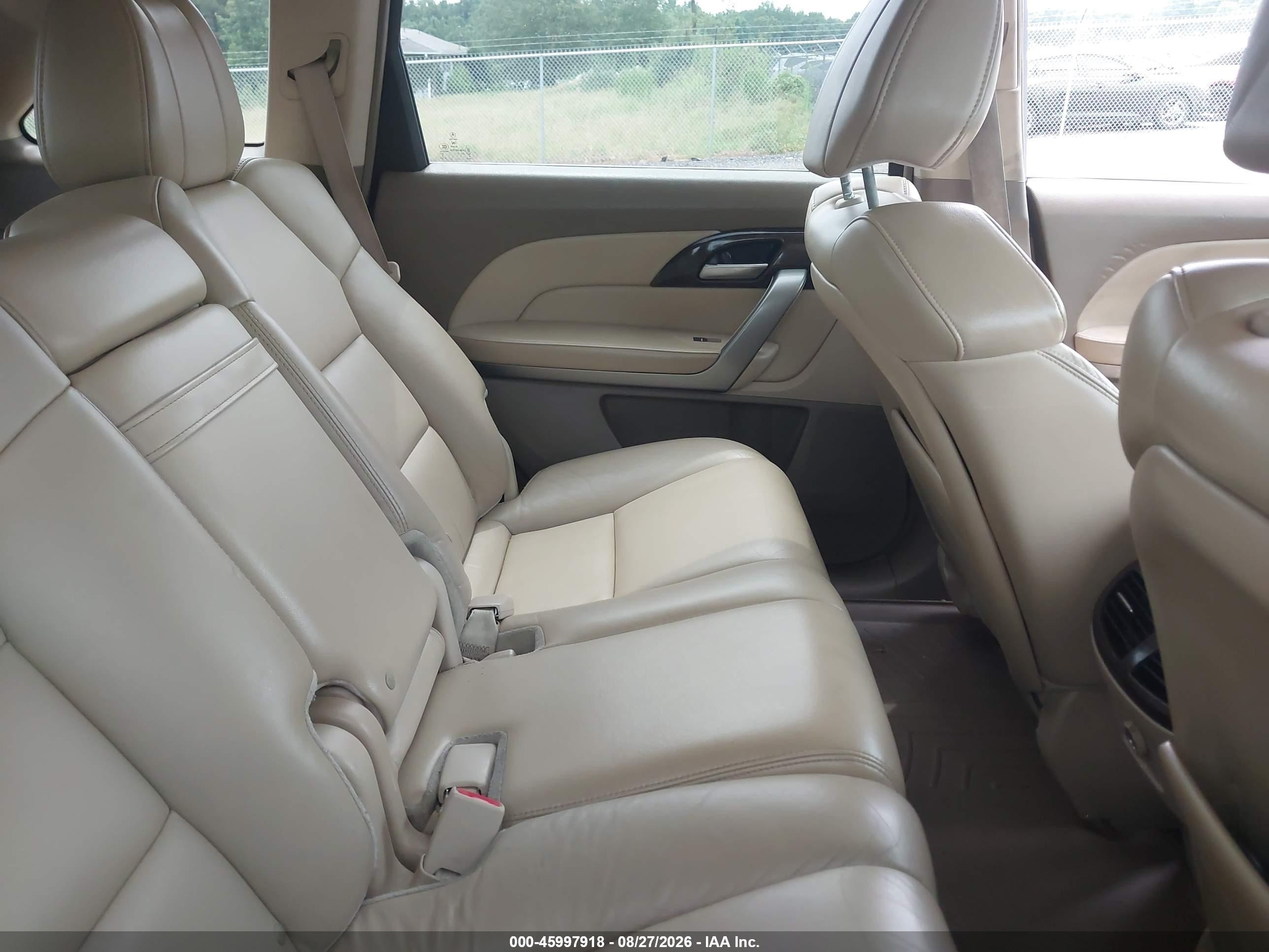 2012 Acura Mdx   White vin: 2HNYD2H2XCH523710