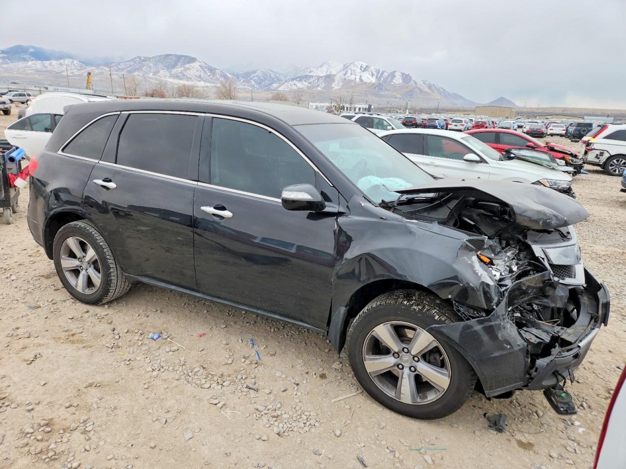 2012 Acura Mdx Black vin: 2HNYD2H2XCH529734