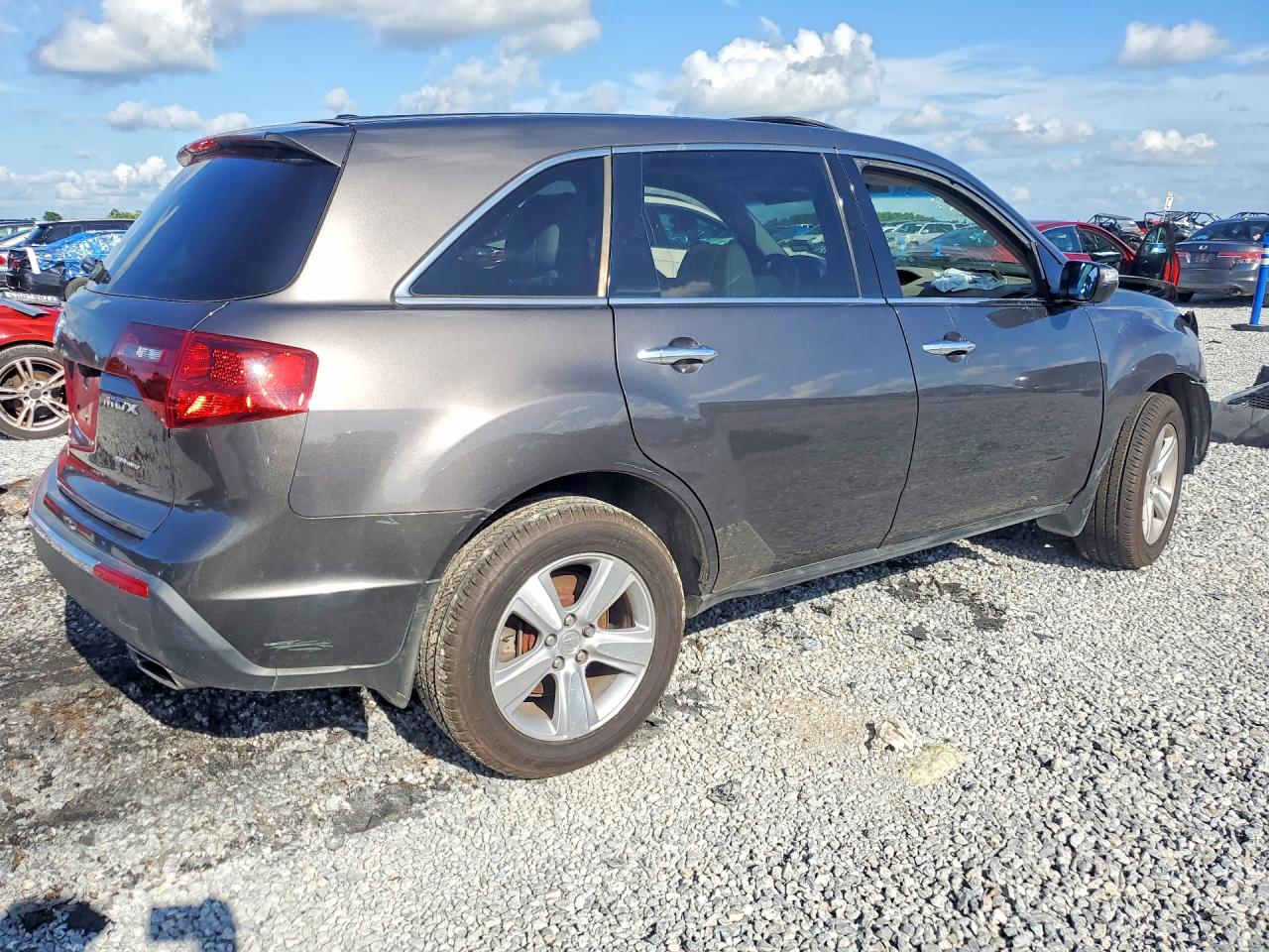 2012 Acura Mdx Gray vin: 2HNYD2H2XCH538210