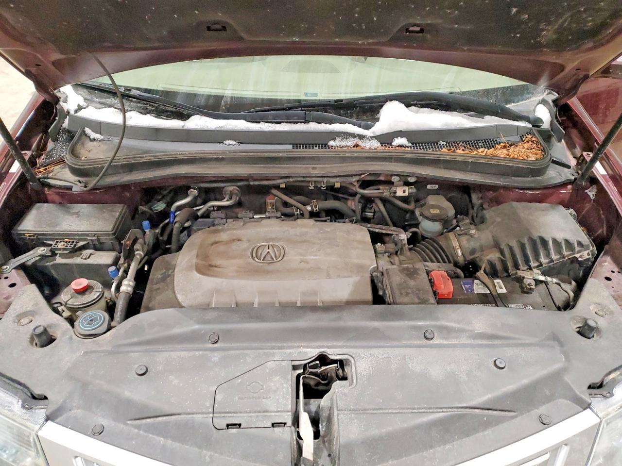 2012 Acura Mdx Бордовый vin: 2HNYD2H2XCH539261