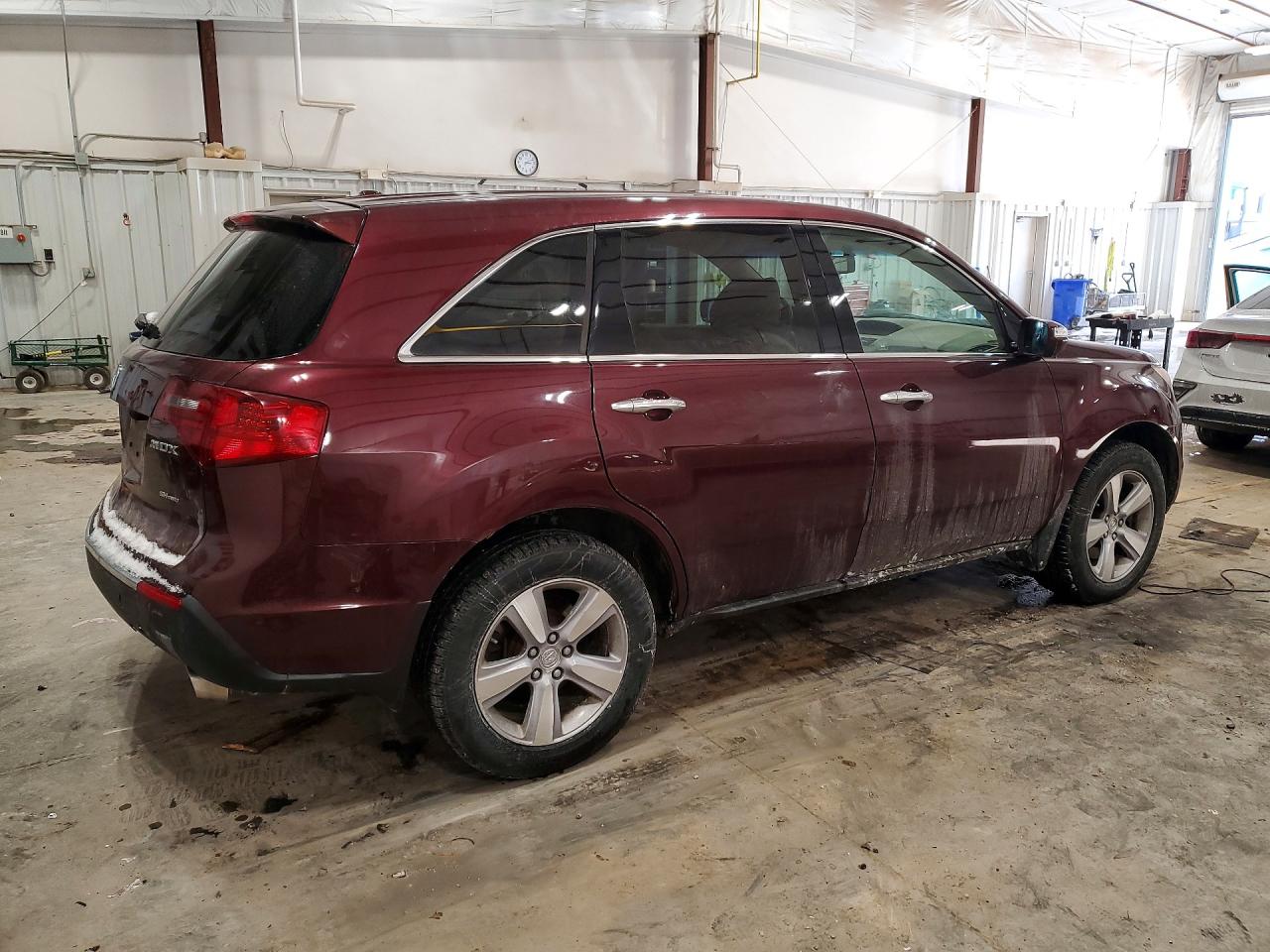 2012 Acura Mdx Бордовый vin: 2HNYD2H2XCH539261