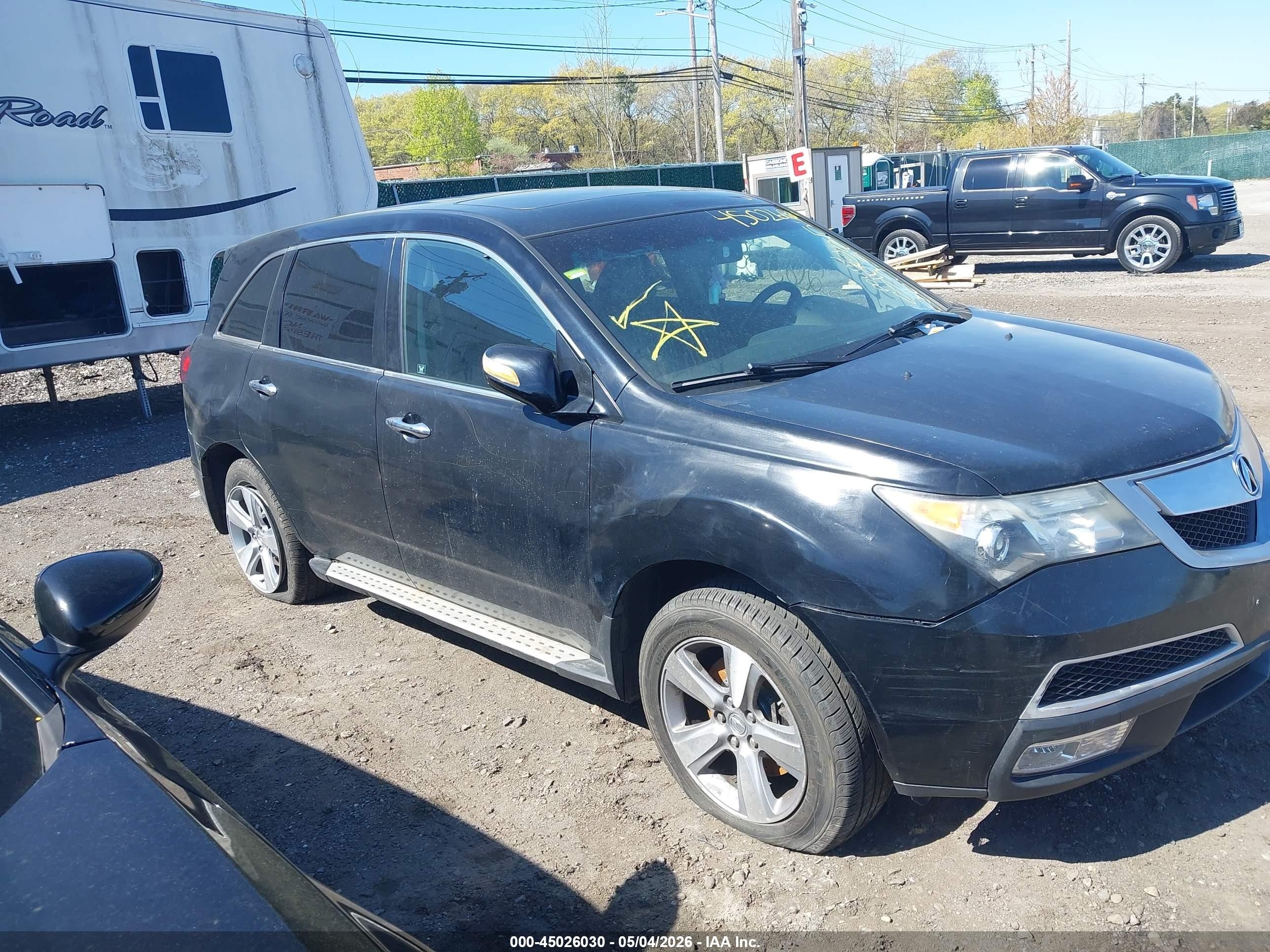 2012 Acura Mdx   Black vin: 2HNYD2H2XCH550390
