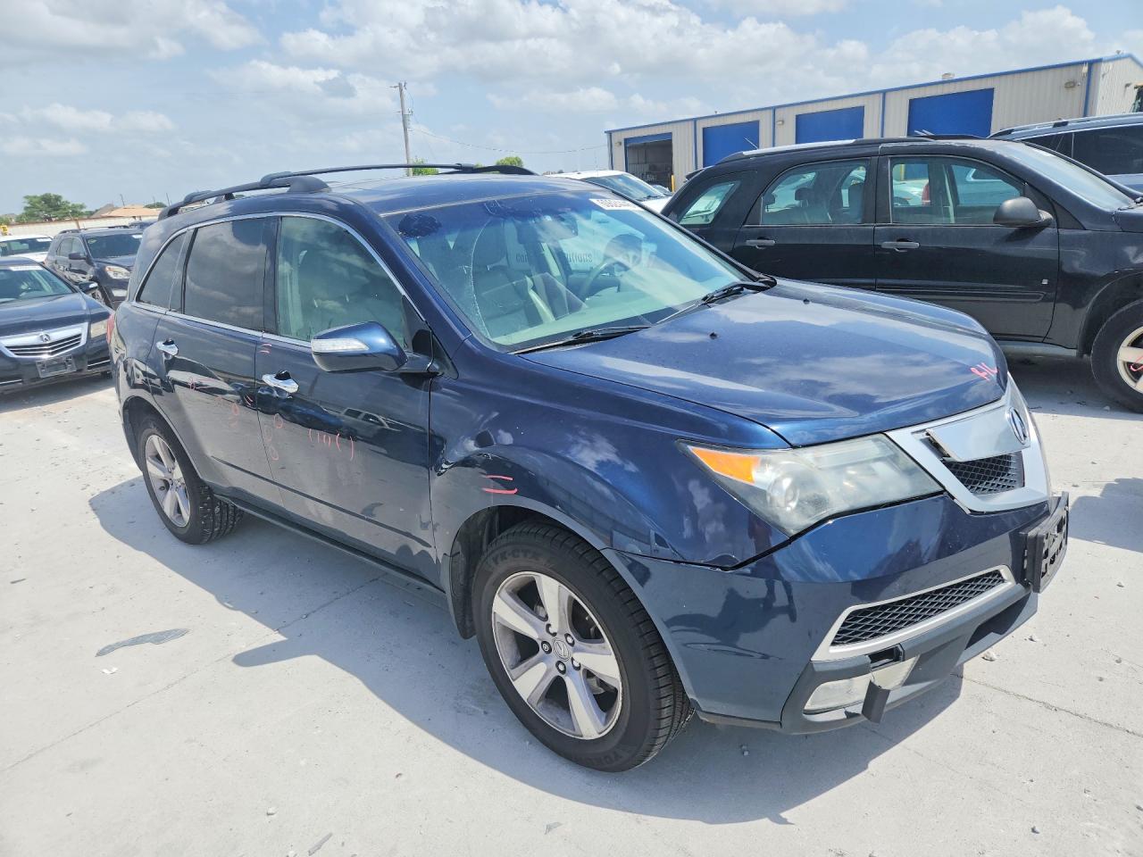 2013 Acura Mdx Blue vin: 2HNYD2H2XDH516483
