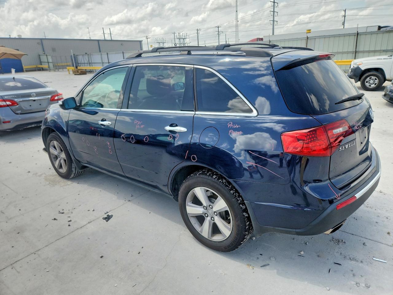 2013 Acura Mdx Blue vin: 2HNYD2H2XDH516483