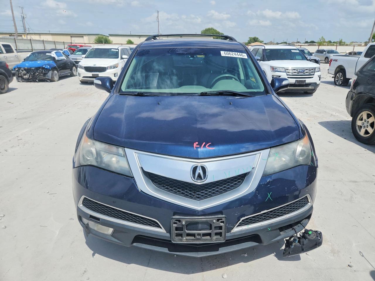 2013 Acura Mdx Blue vin: 2HNYD2H2XDH516483