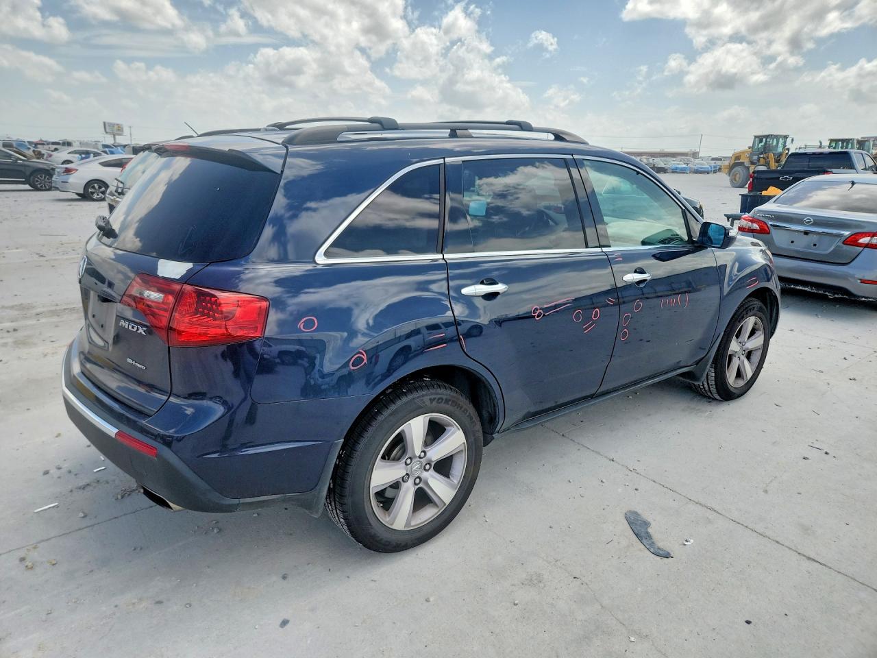 2013 Acura Mdx Blue vin: 2HNYD2H2XDH516483