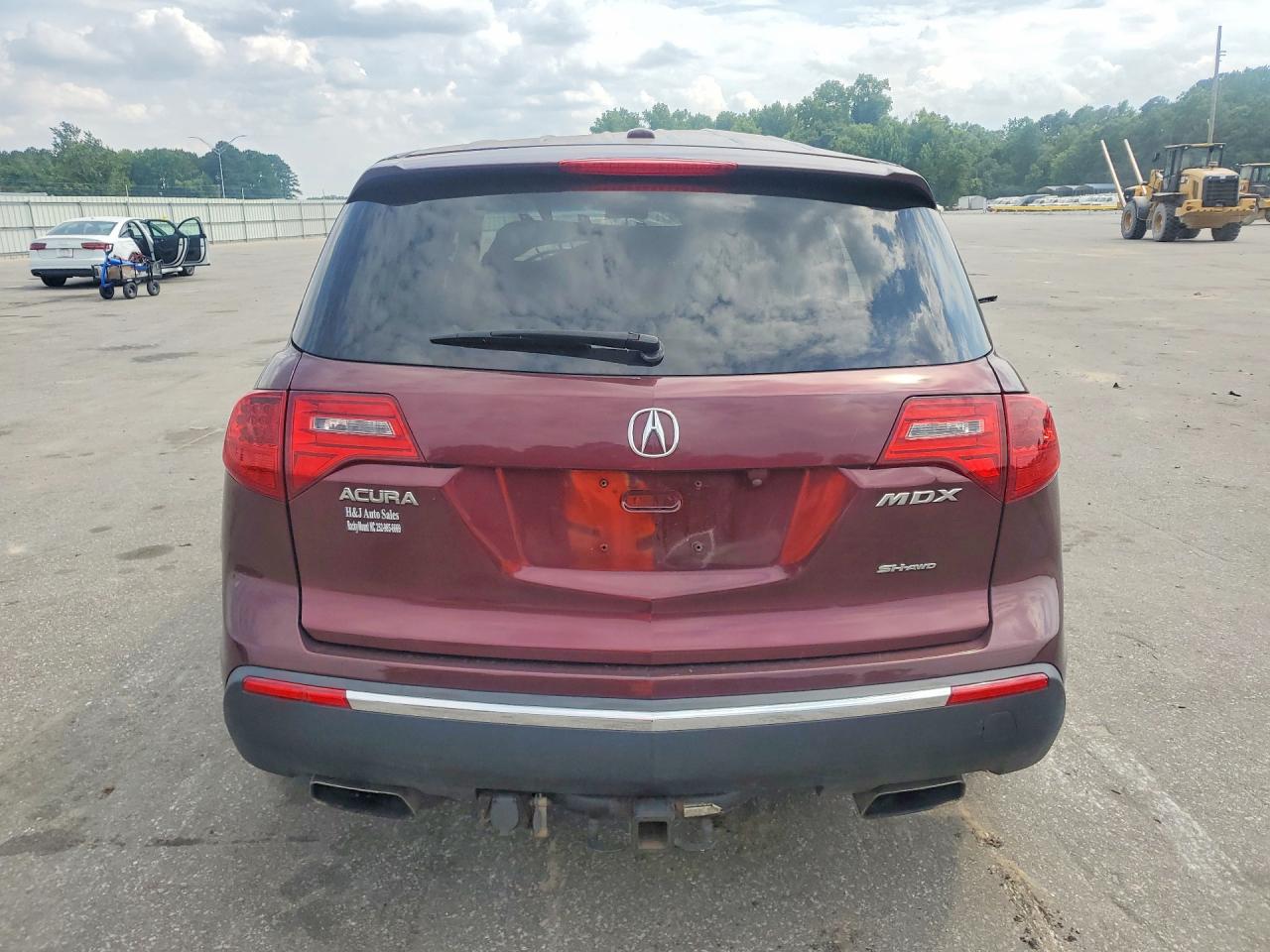 2012 Acura Mdx Technology Burgundy vin: 2HNYD2H30CH500753