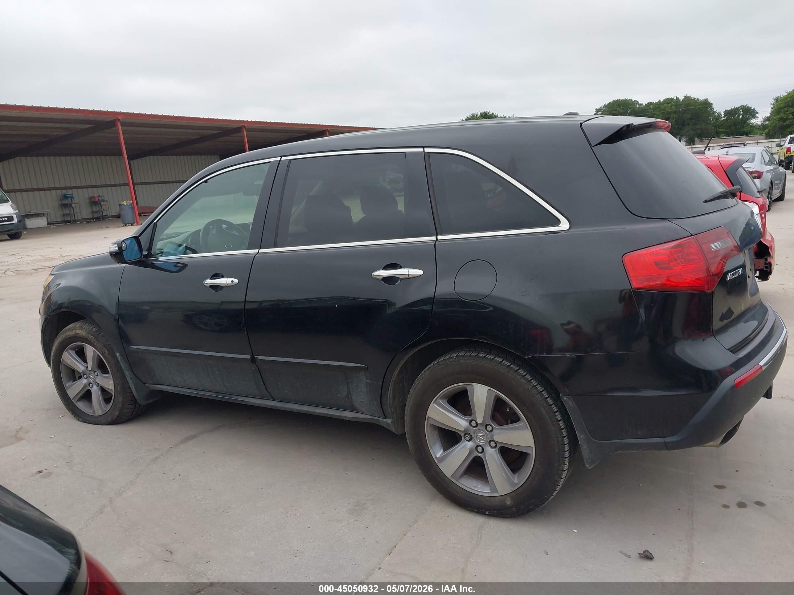 2012 Acura Mdx Technology Package Черный vin: 2HNYD2H30CH509405