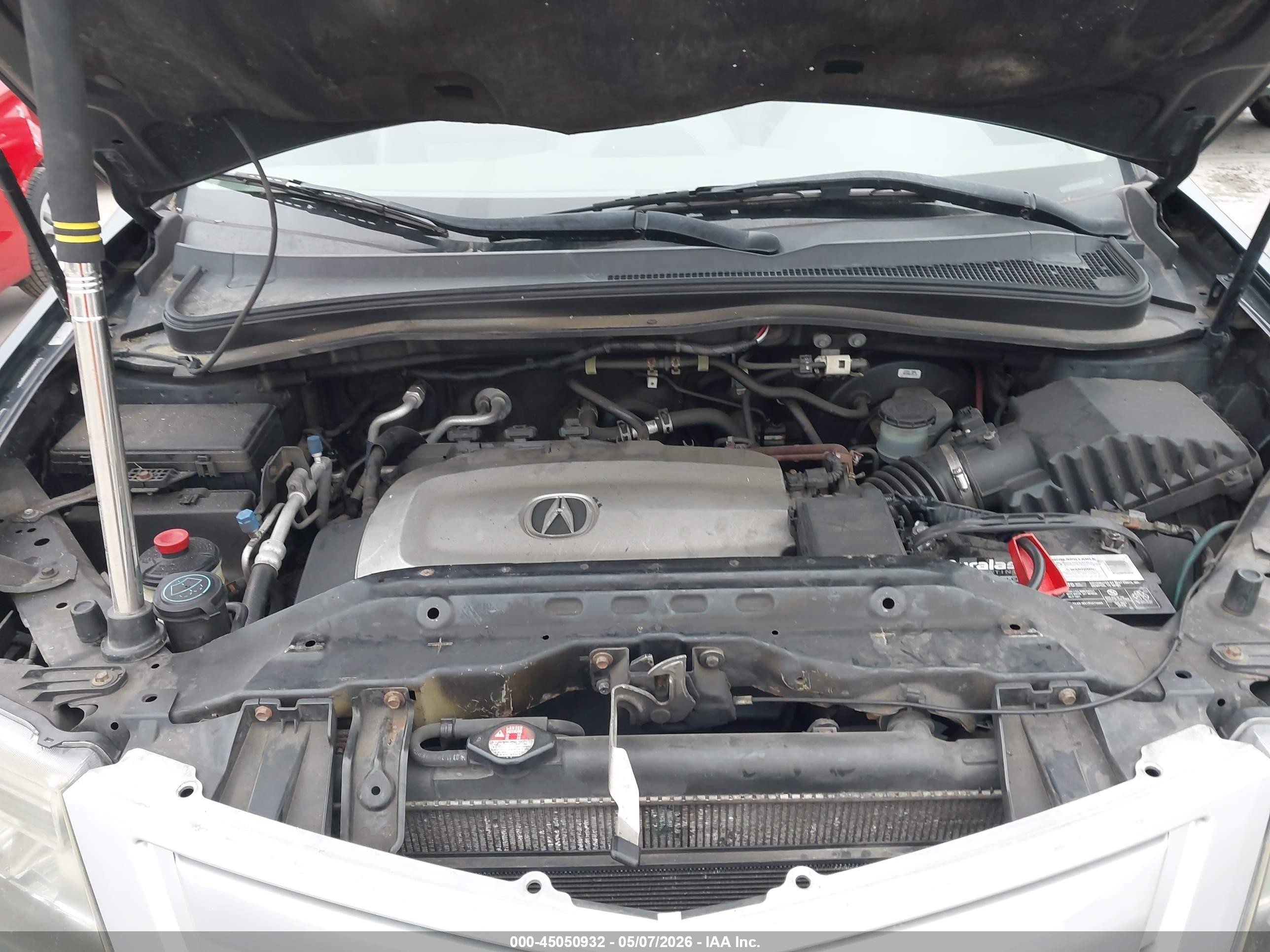 2012 Acura Mdx Technology Package Черный vin: 2HNYD2H30CH509405