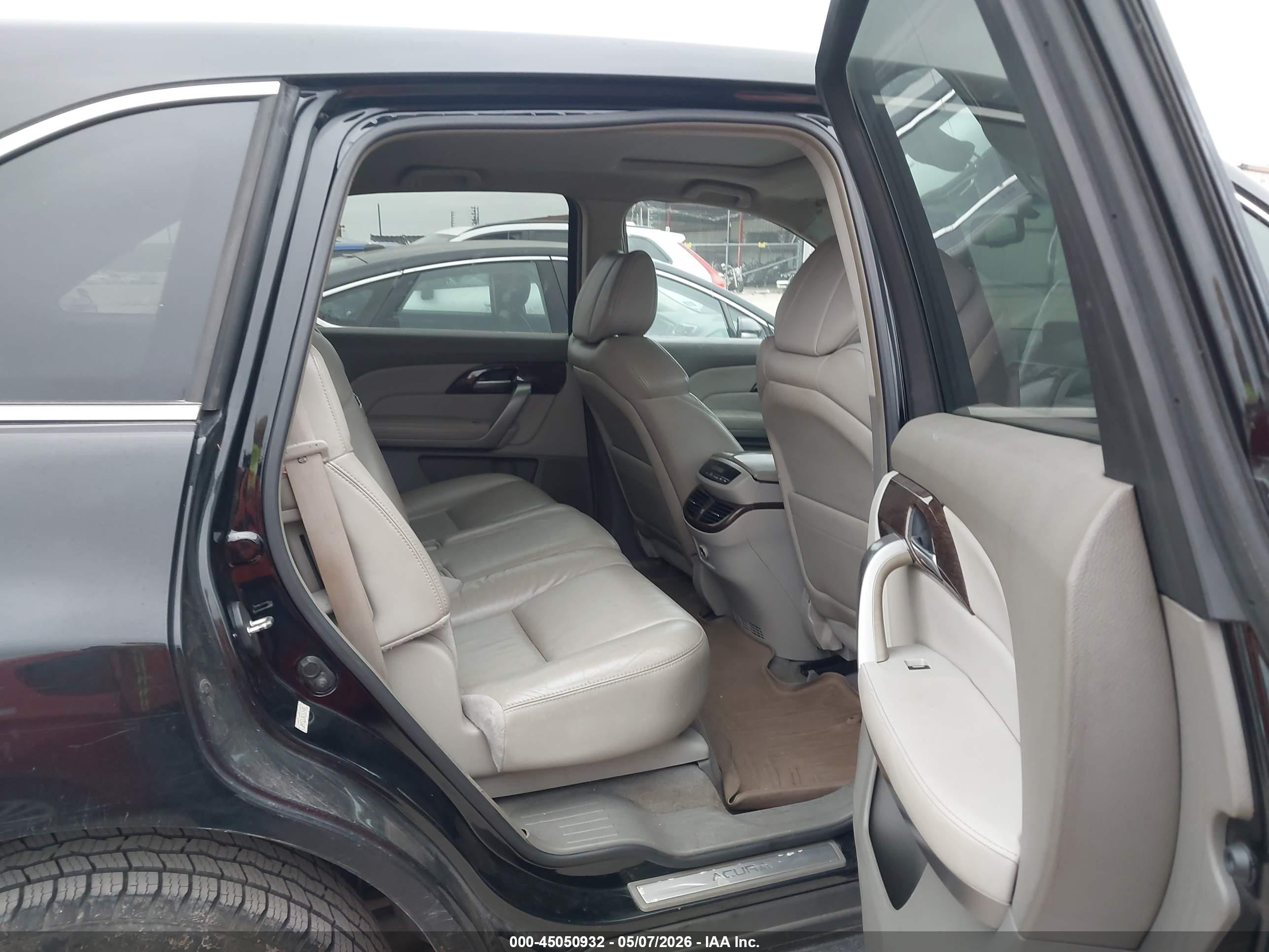 2012 Acura Mdx Technology Package Черный vin: 2HNYD2H30CH509405