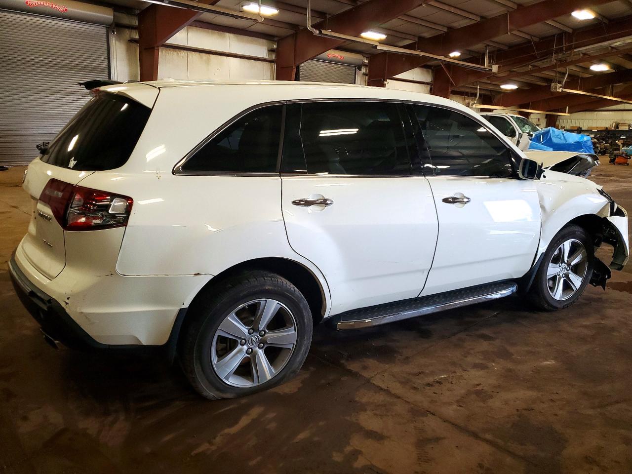 2012 Acura Mdx Technology White vin: 2HNYD2H30CH521800