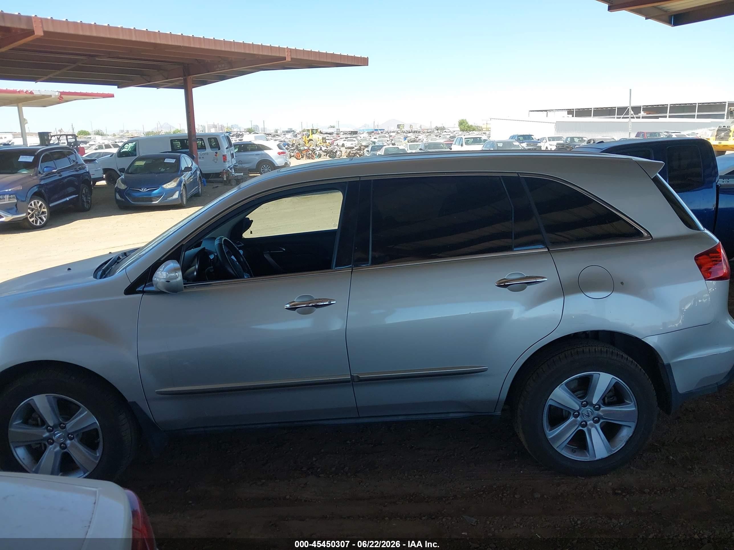 2012 Acura Mdx Technology Package Silver vin: 2HNYD2H30CH537947
