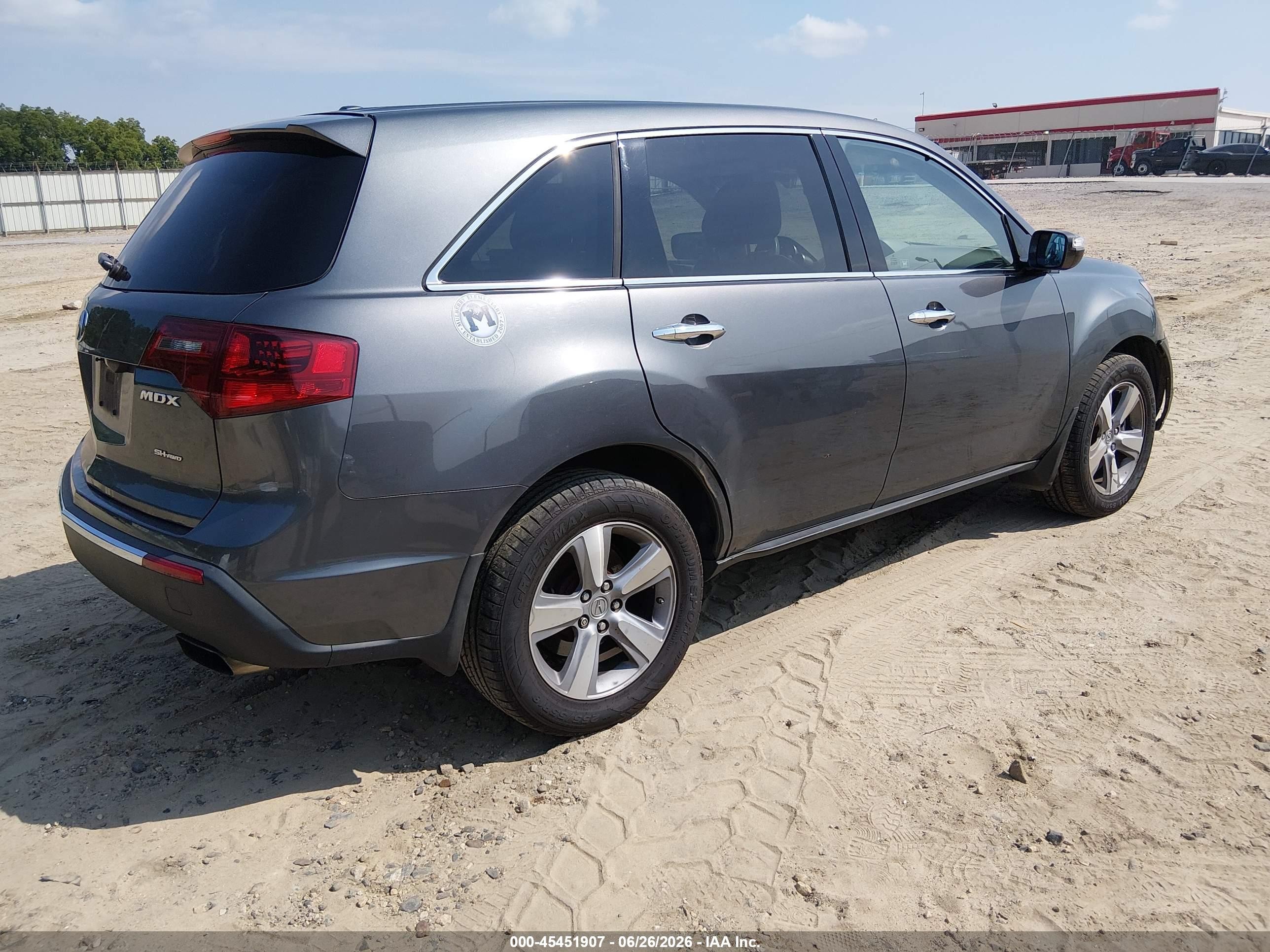 2012 Acura Mdx Technology Package Gray vin: 2HNYD2H30CH540475