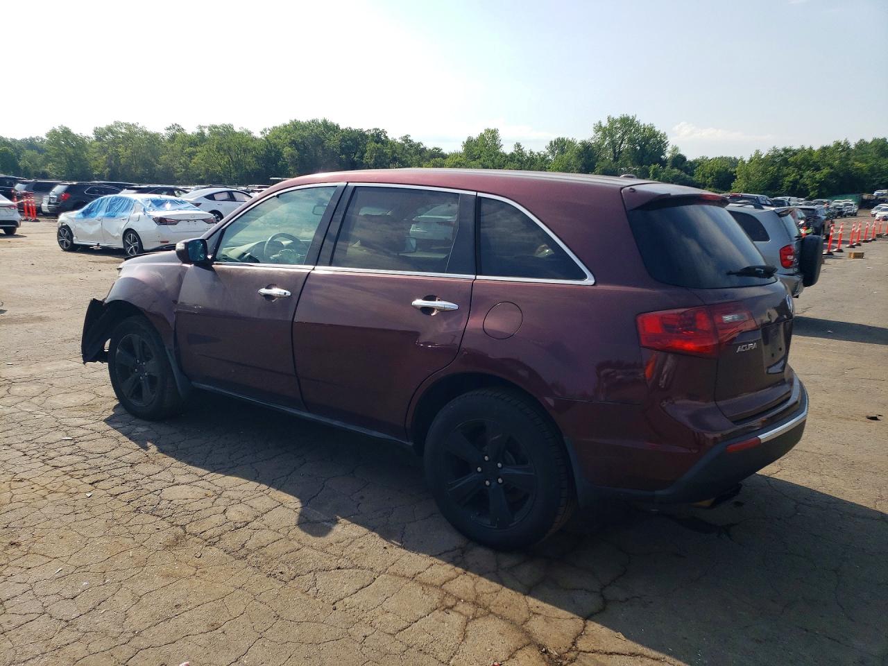 2012 Acura Mdx Technology Burgundy vin: 2HNYD2H30CH543361