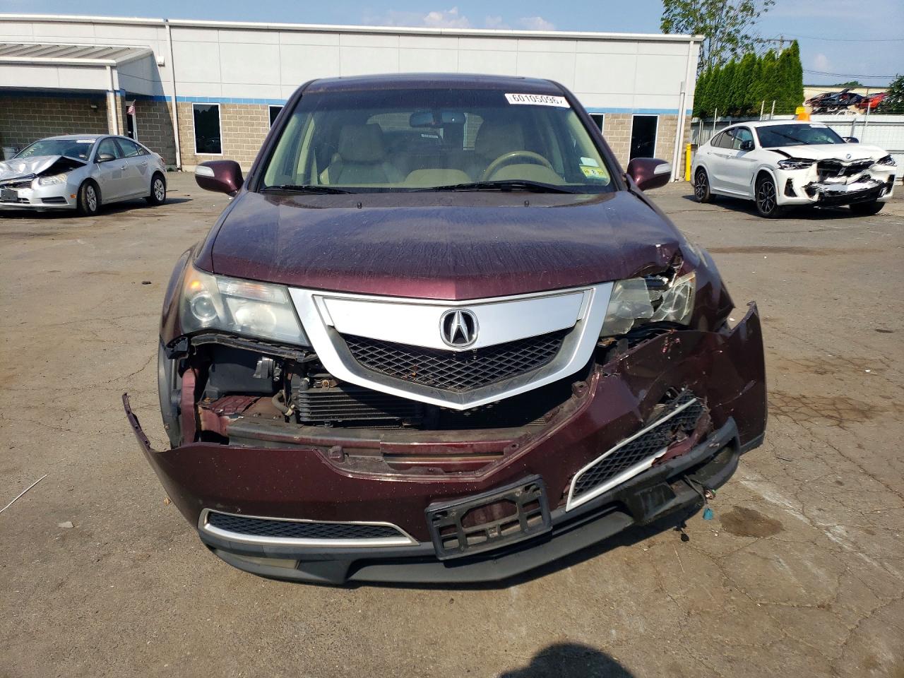 2012 Acura Mdx Technology Burgundy vin: 2HNYD2H30CH543361