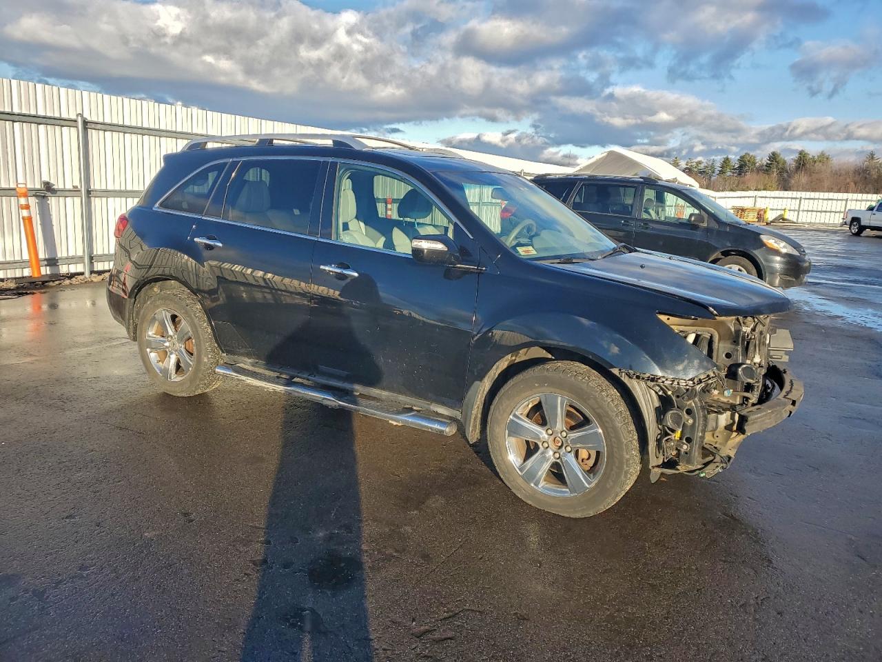 2012 Acura Mdx Technology Черный vin: 2HNYD2H30CH544848