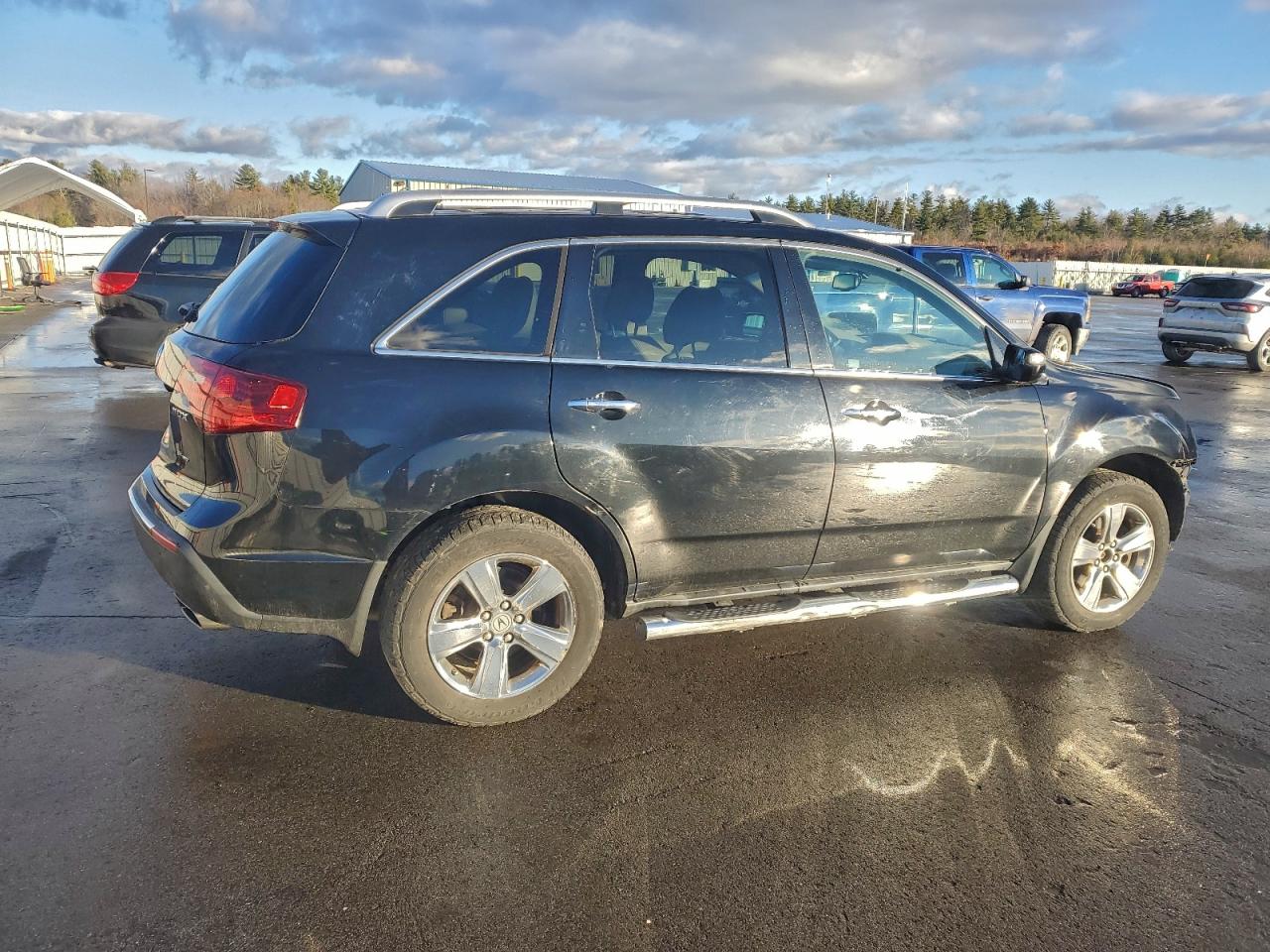 2012 Acura Mdx Technology Черный vin: 2HNYD2H30CH544848