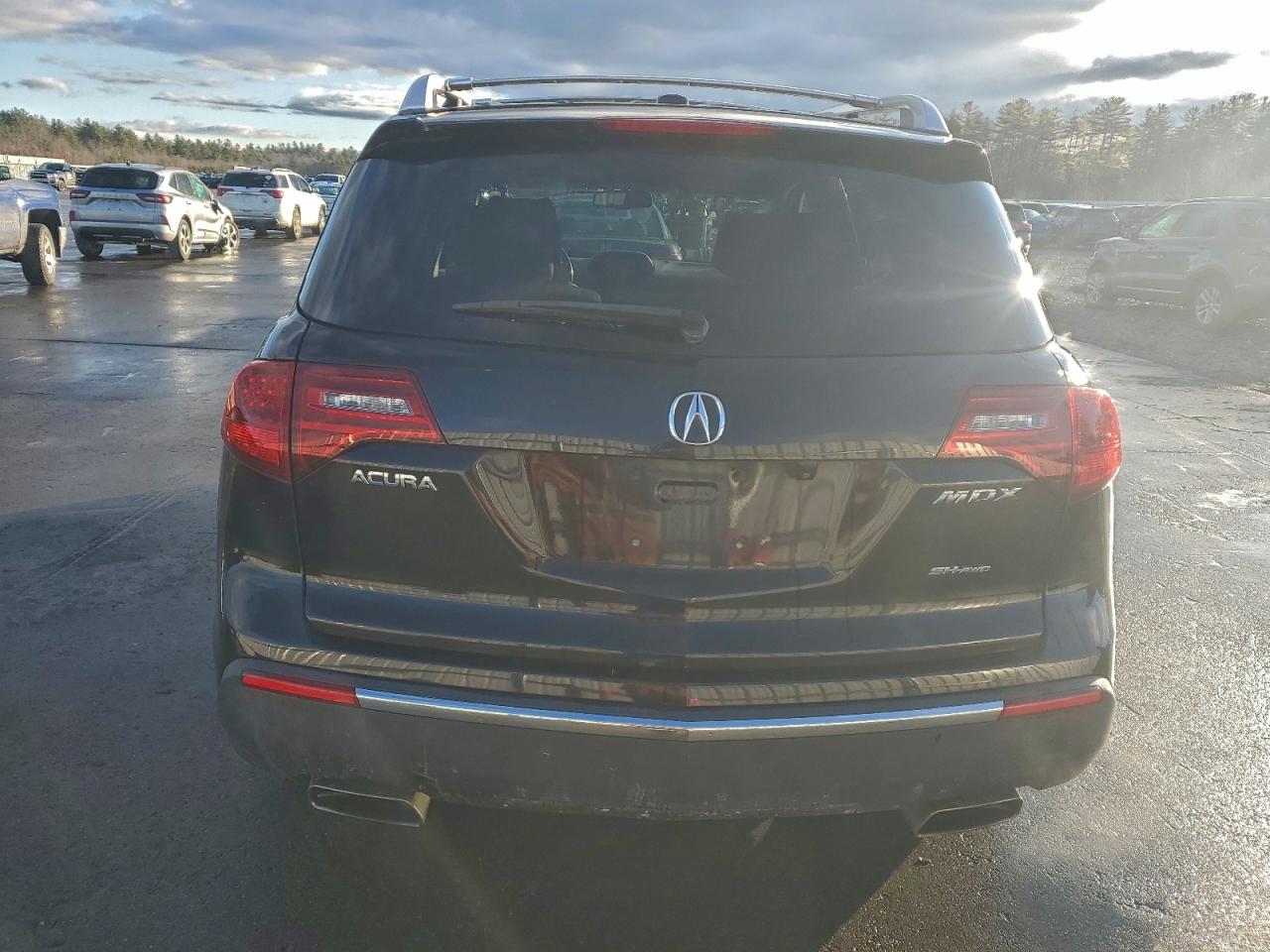 2012 Acura Mdx Technology Черный vin: 2HNYD2H30CH544848