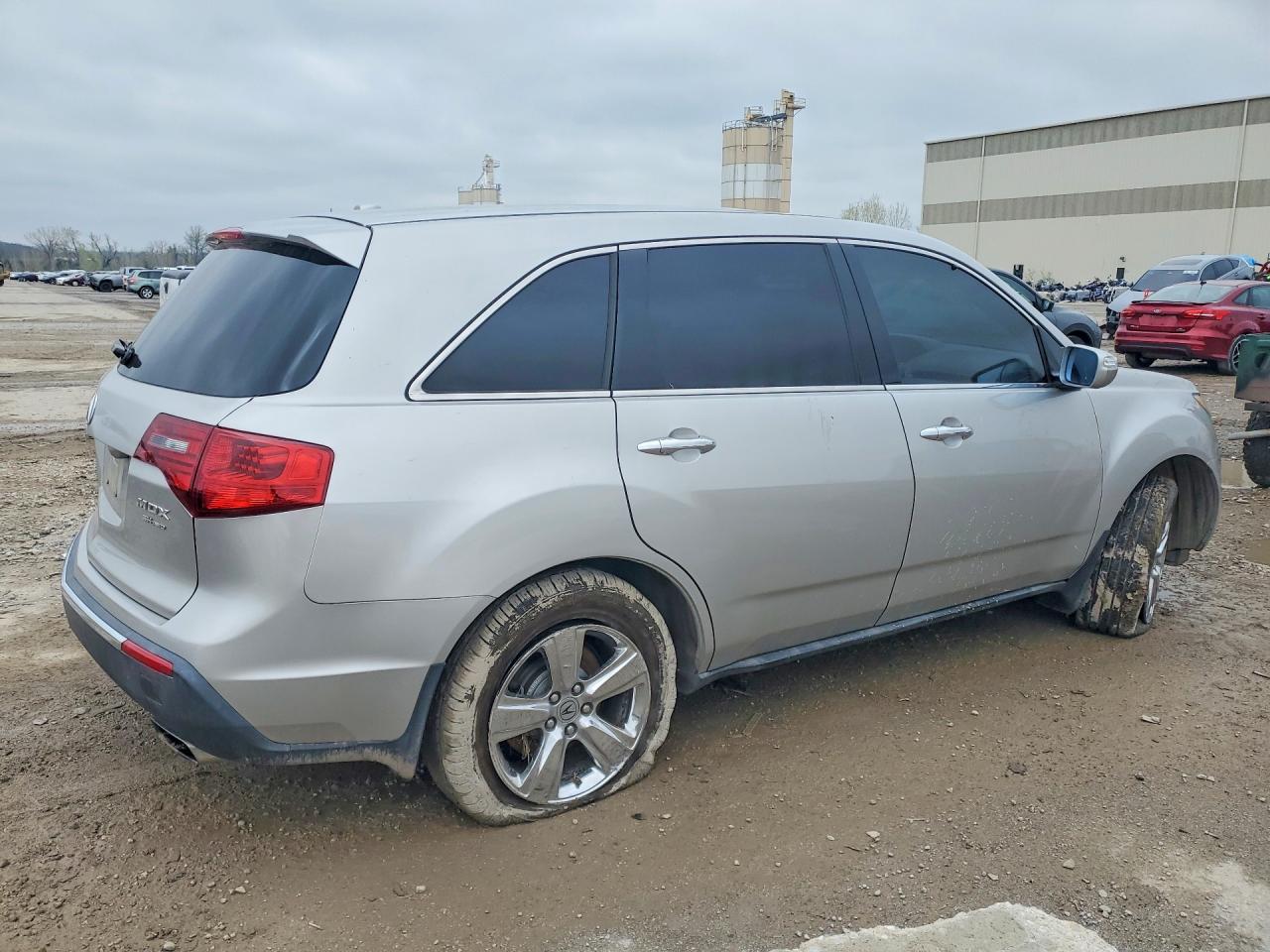 2012 Acura Mdx Silver vin: 2HNYD2H30CH549368