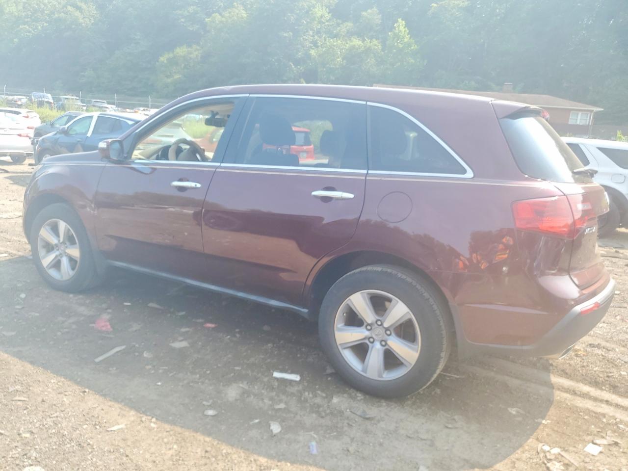 2012 Acura Mdx Technology Бордовый vin: 2HNYD2H30CH550200