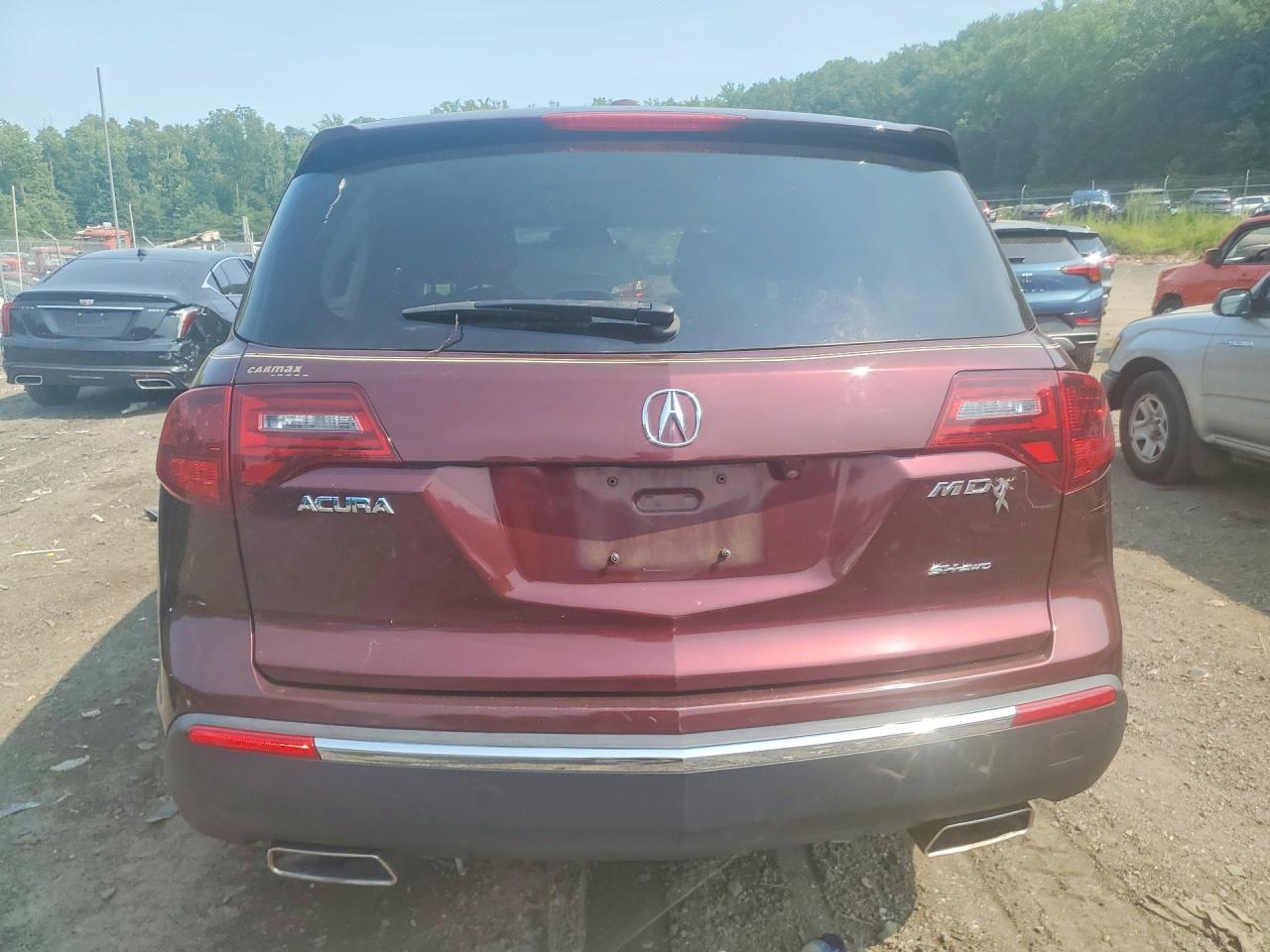 2012 Acura Mdx Technology Бордовый vin: 2HNYD2H30CH550200