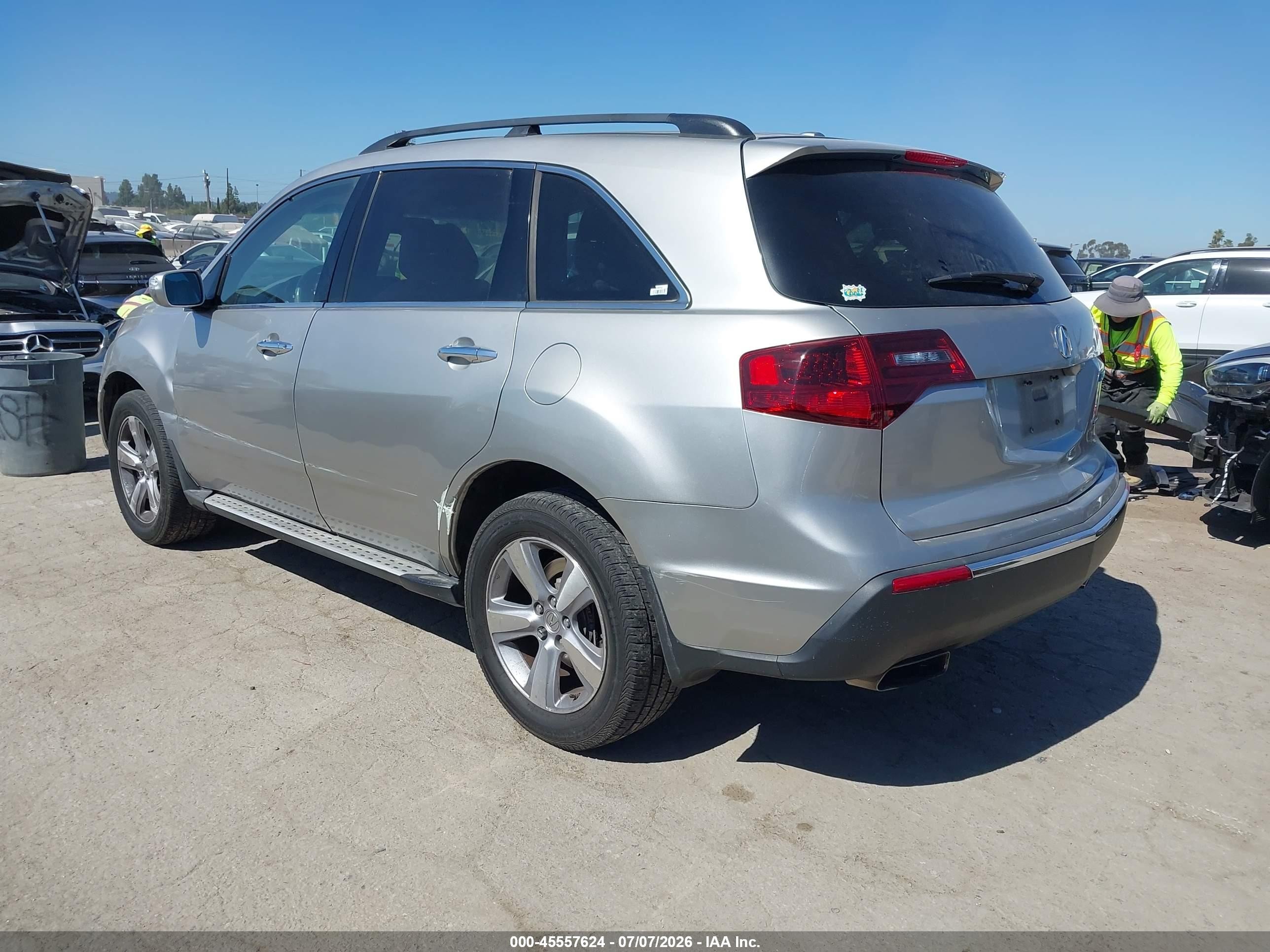2013 Acura Mdx Technology Package Silver vin: 2HNYD2H30DH500270