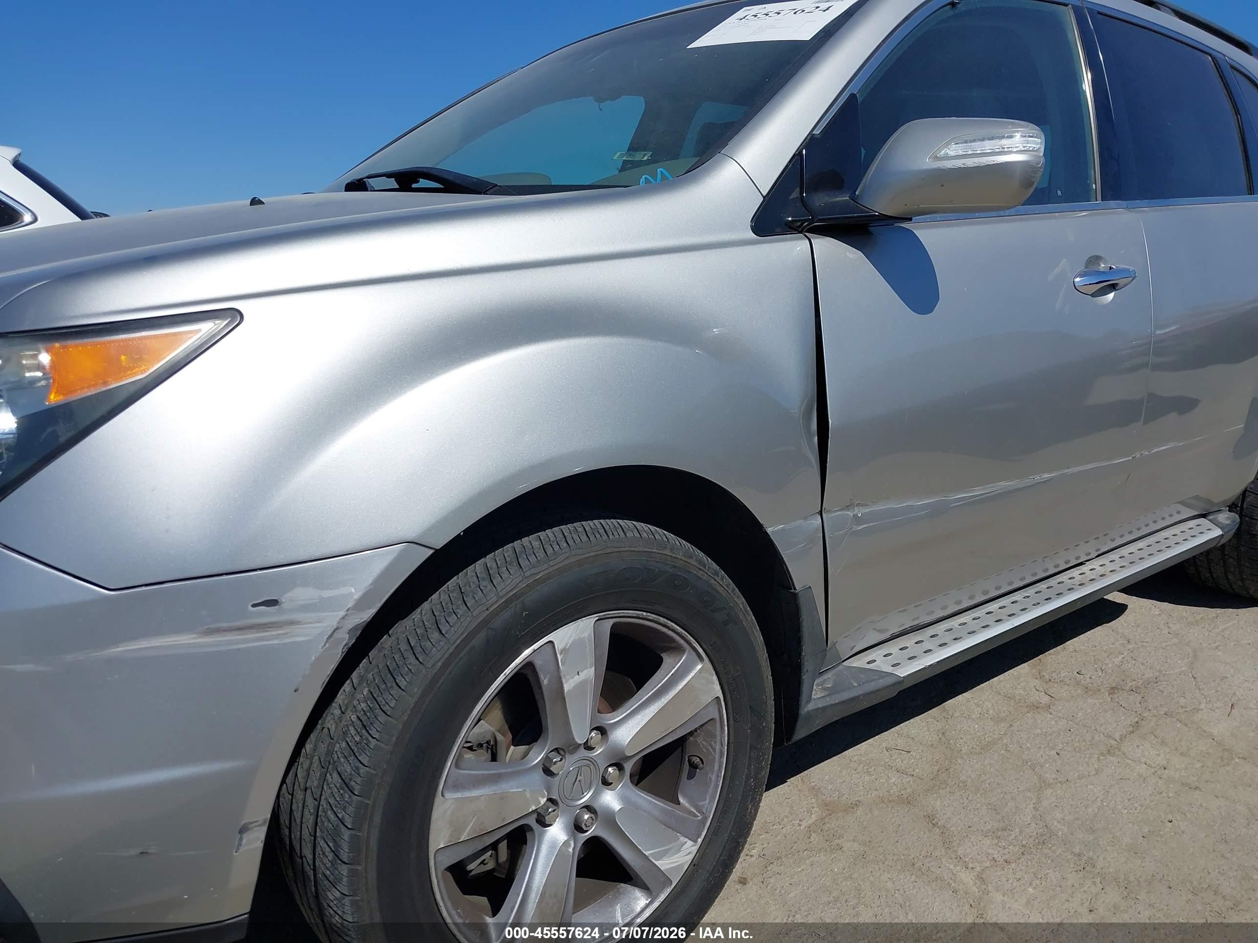 2013 Acura Mdx Technology Package Silver vin: 2HNYD2H30DH500270