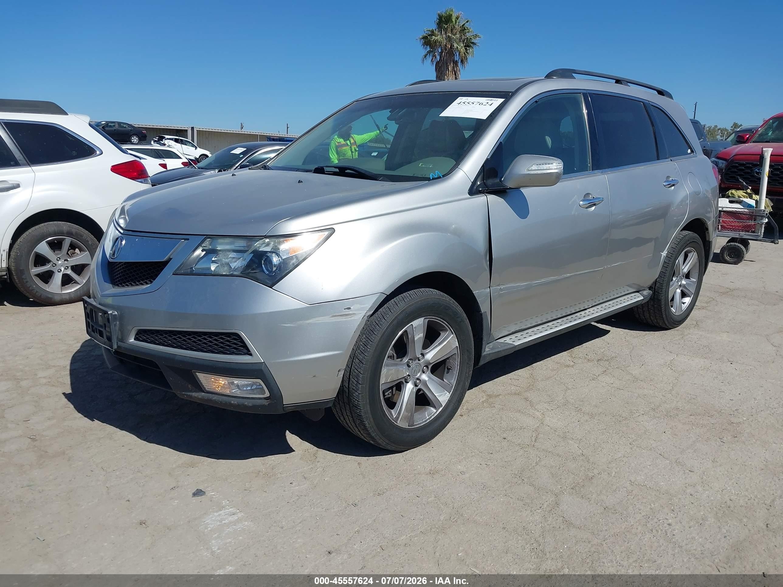 2013 Acura Mdx Technology Package Silver vin: 2HNYD2H30DH500270