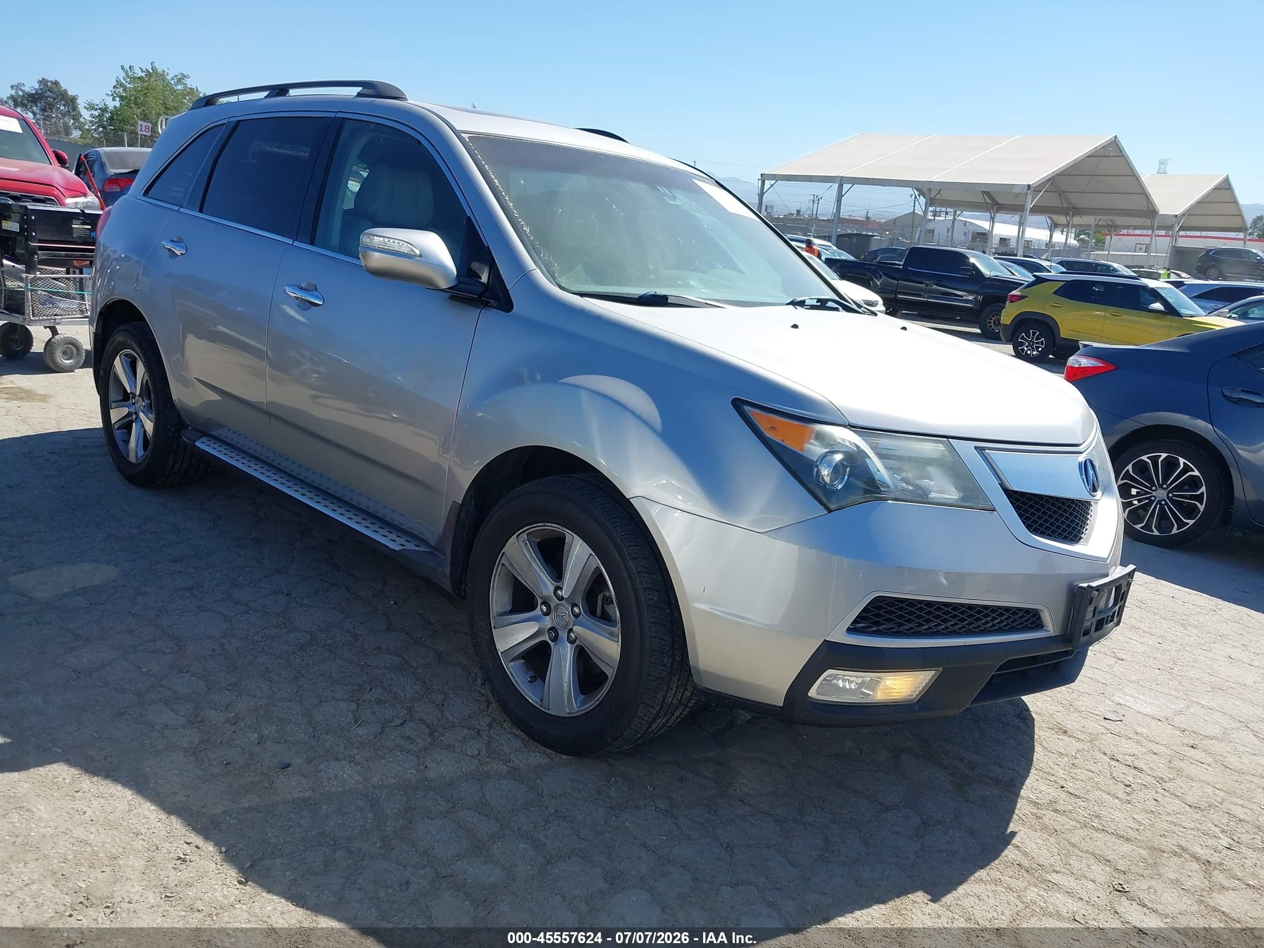 2013 Acura Mdx Technology Package Silver vin: 2HNYD2H30DH500270
