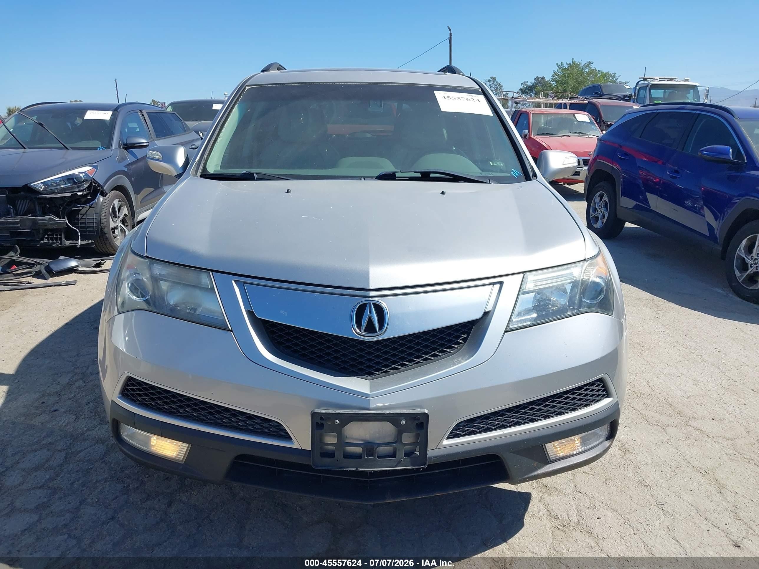 2013 Acura Mdx Technology Package Silver vin: 2HNYD2H30DH500270