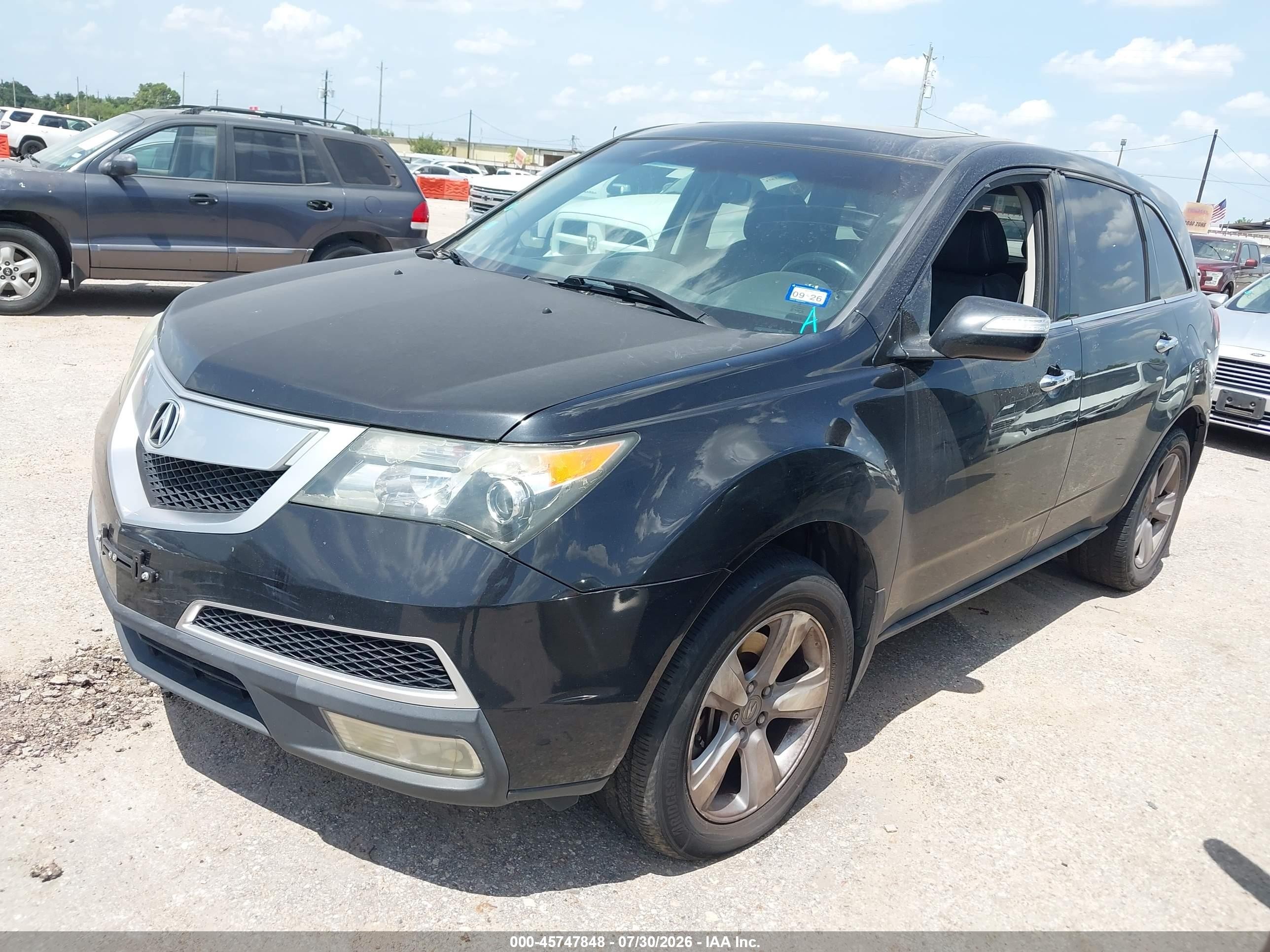2013 Acura Mdx Technology Package Black vin: 2HNYD2H30DH501788