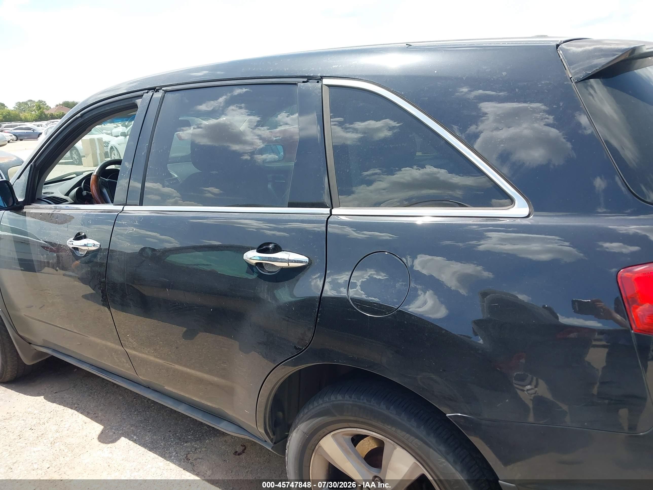 2013 Acura Mdx Technology Package Black vin: 2HNYD2H30DH501788