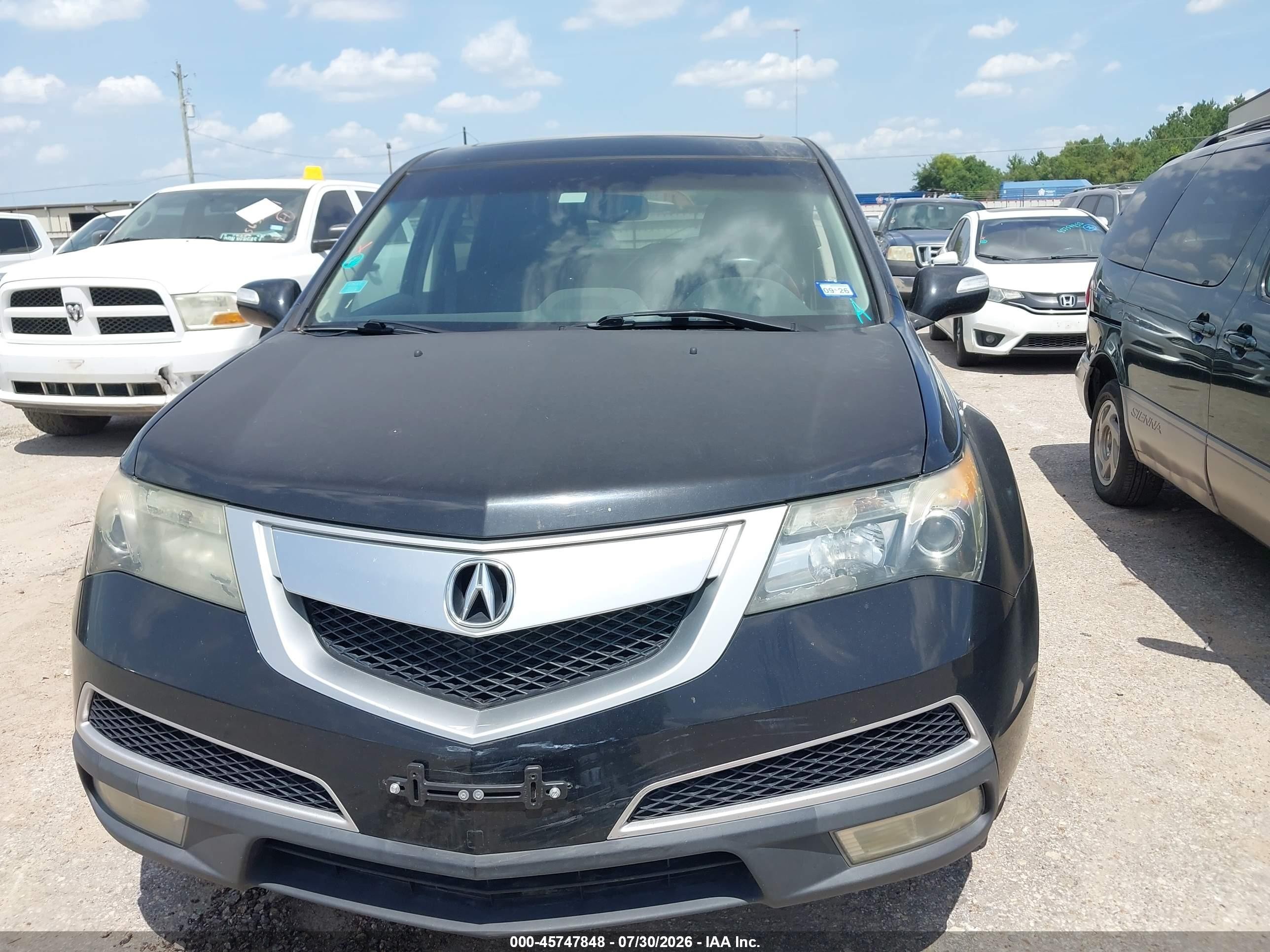 2013 Acura Mdx Technology Package Black vin: 2HNYD2H30DH501788