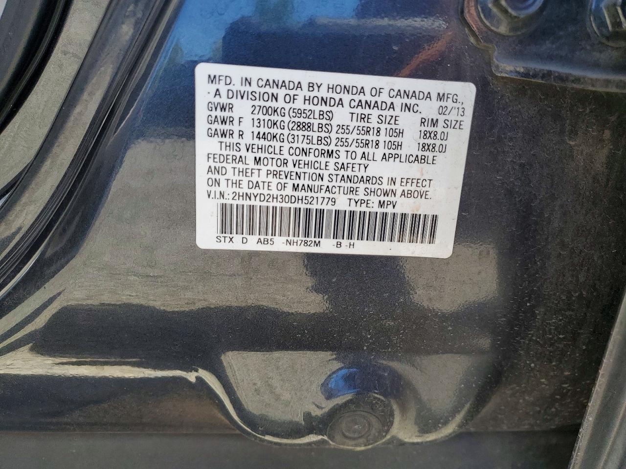 2013 Acura Mdx Technology Black vin: 2HNYD2H30DH521779