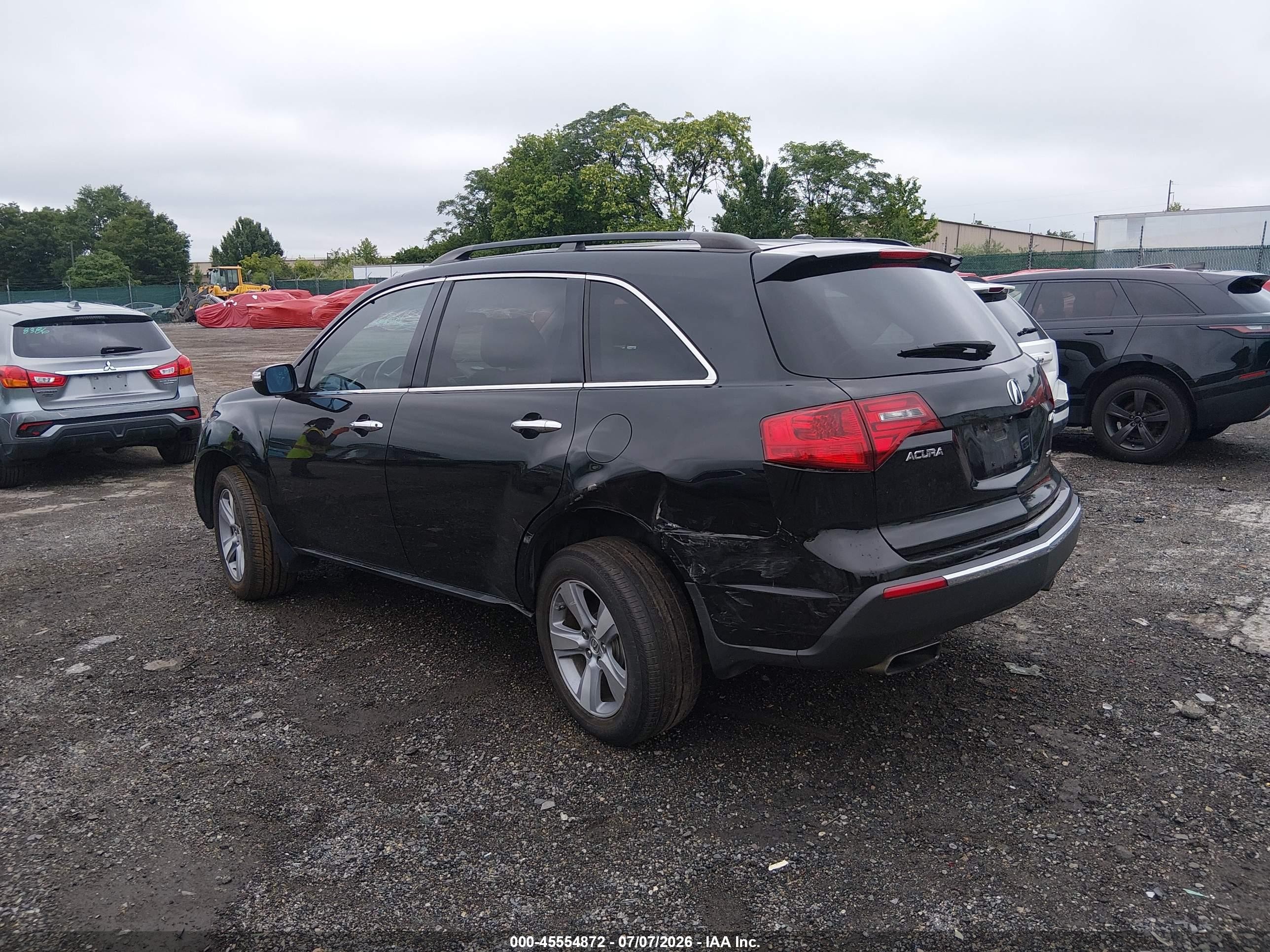 2012 Acura Mdx Technology Package Black vin: 2HNYD2H31CH500308