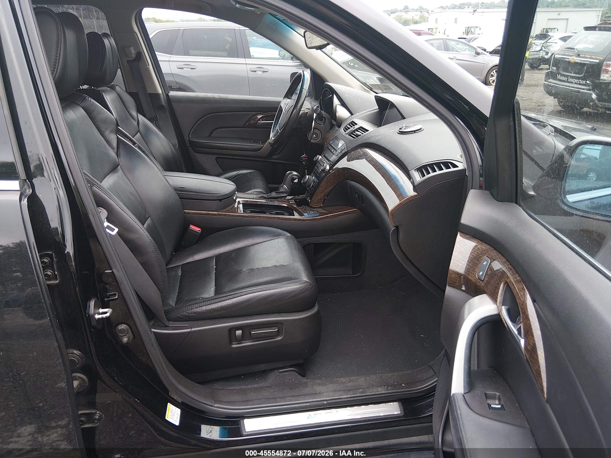 2012 Acura Mdx Technology Package Black vin: 2HNYD2H31CH500308