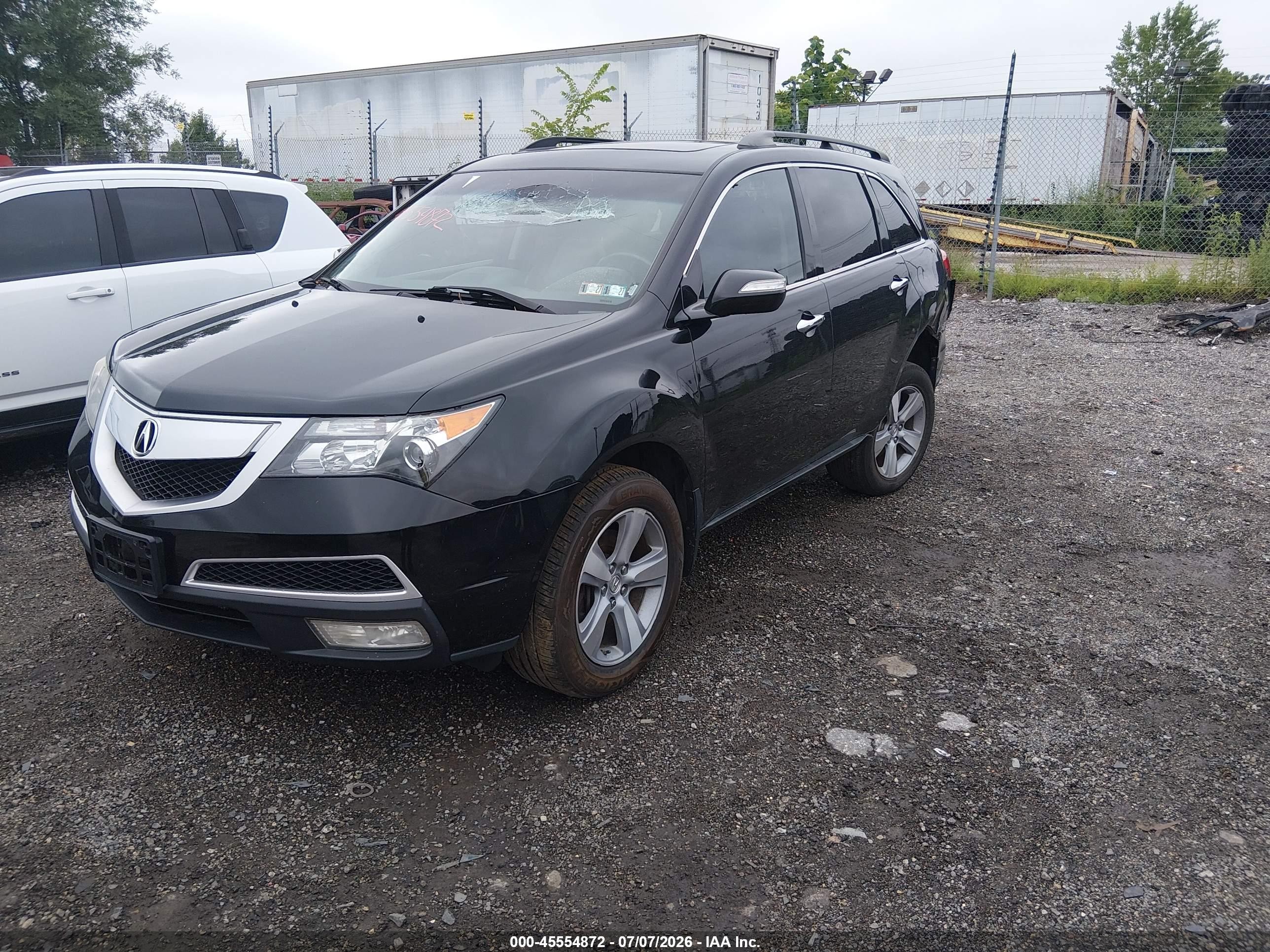 2012 Acura Mdx Technology Package Black vin: 2HNYD2H31CH500308