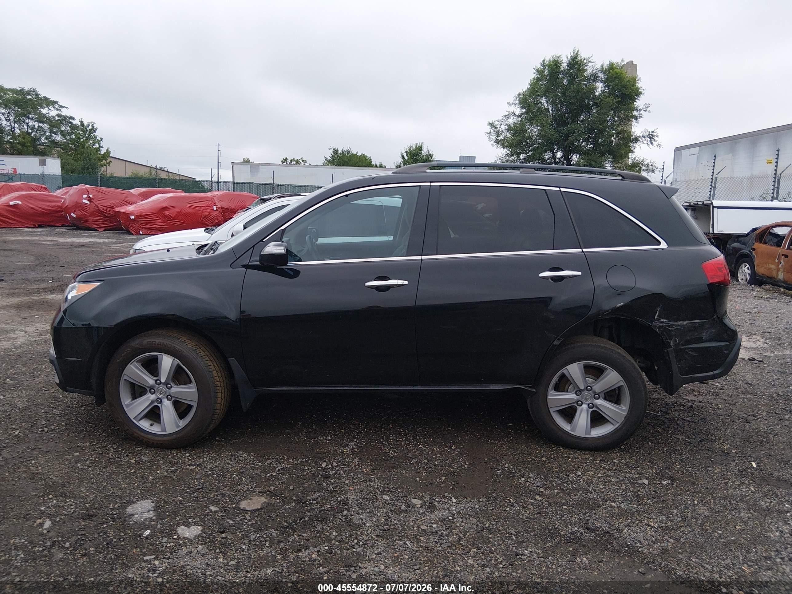 2012 Acura Mdx Technology Package Black vin: 2HNYD2H31CH500308