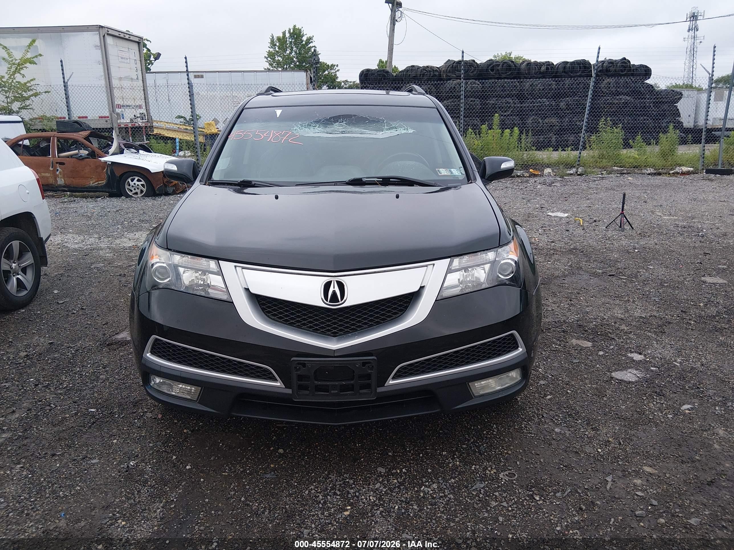 2012 Acura Mdx Technology Package Black vin: 2HNYD2H31CH500308